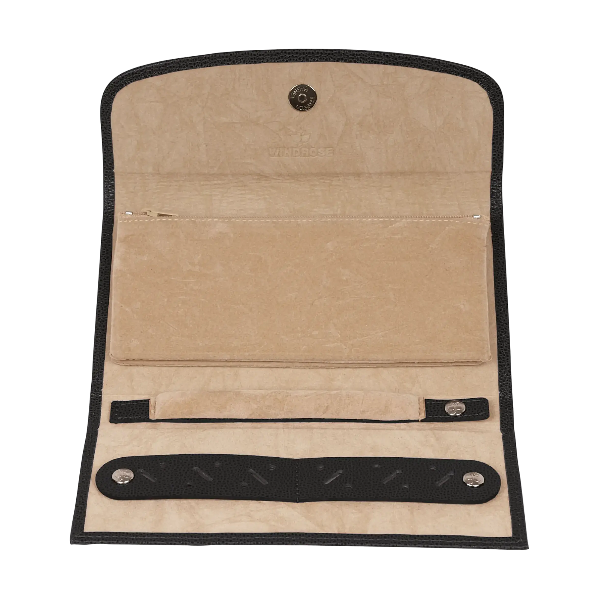 Jewelry bag Beluga / black (leather)