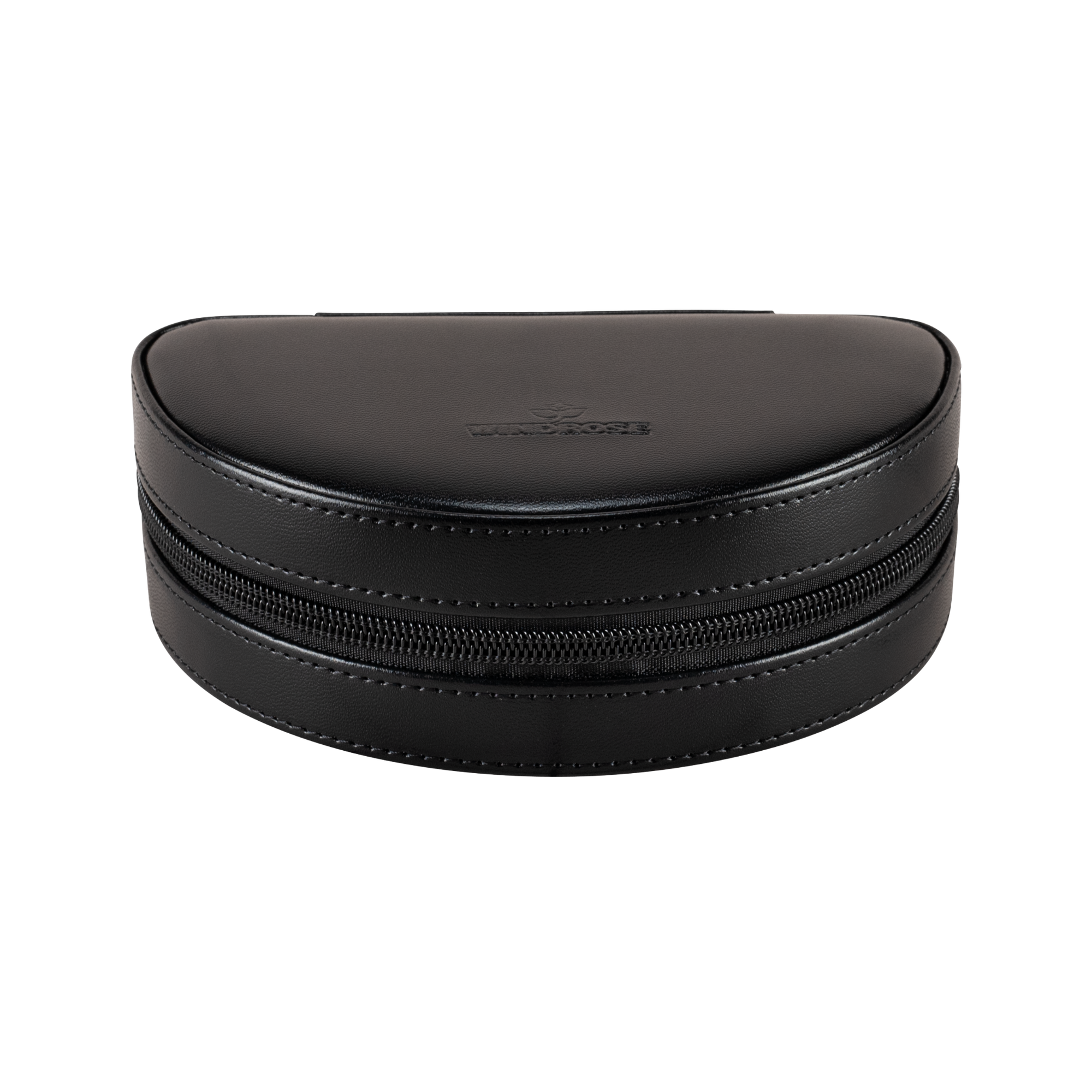 Small jewelry case with zipper Merino Moda / black