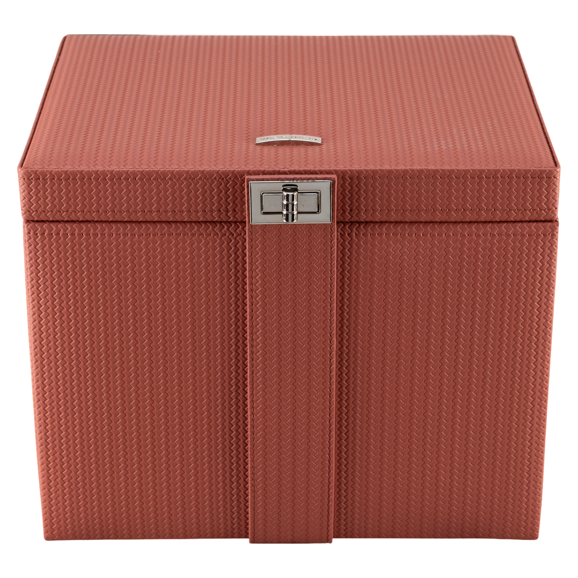 Jewelry case XL with travel case Corbello / terracotta