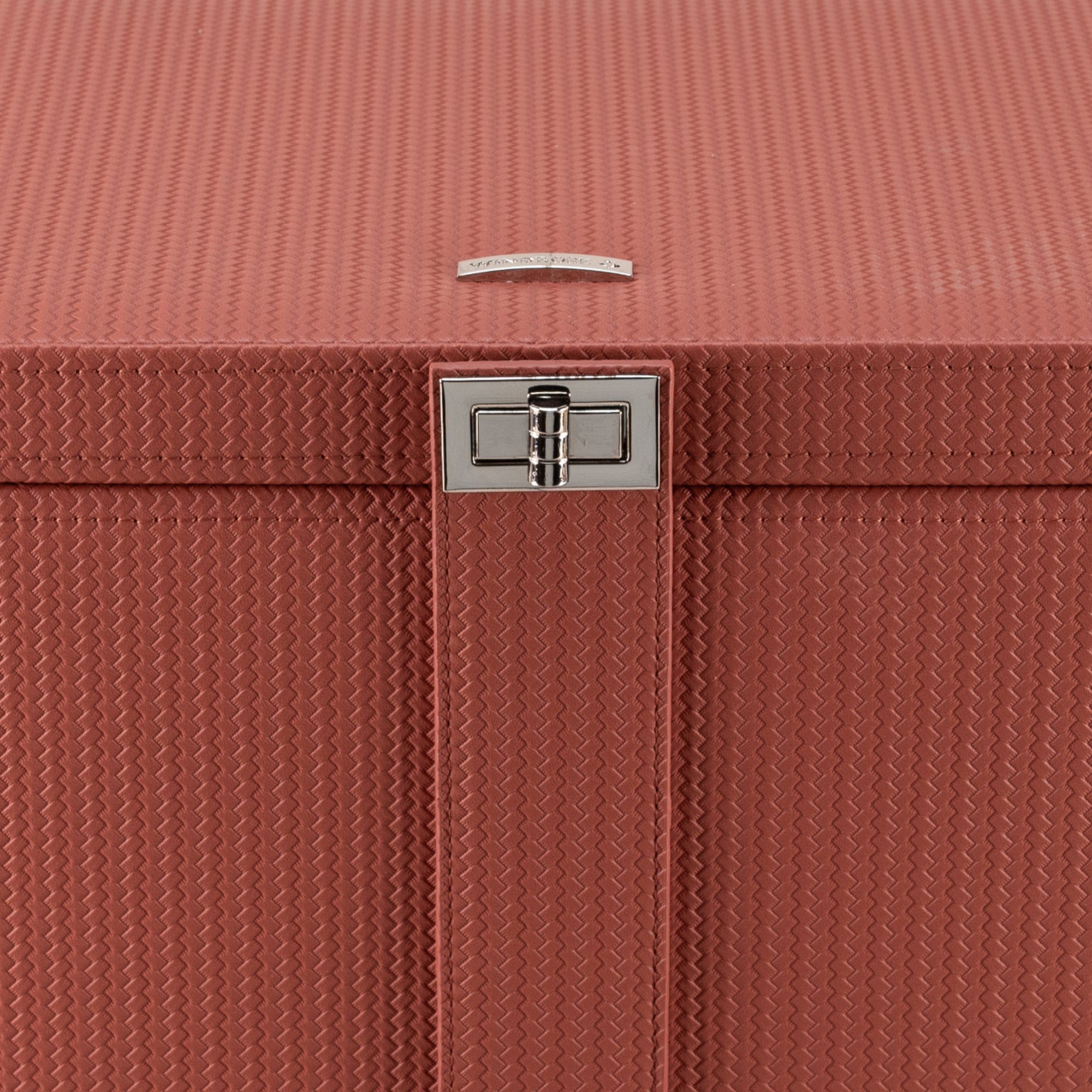 Jewelry case XL with travel case Corbello / terracotta