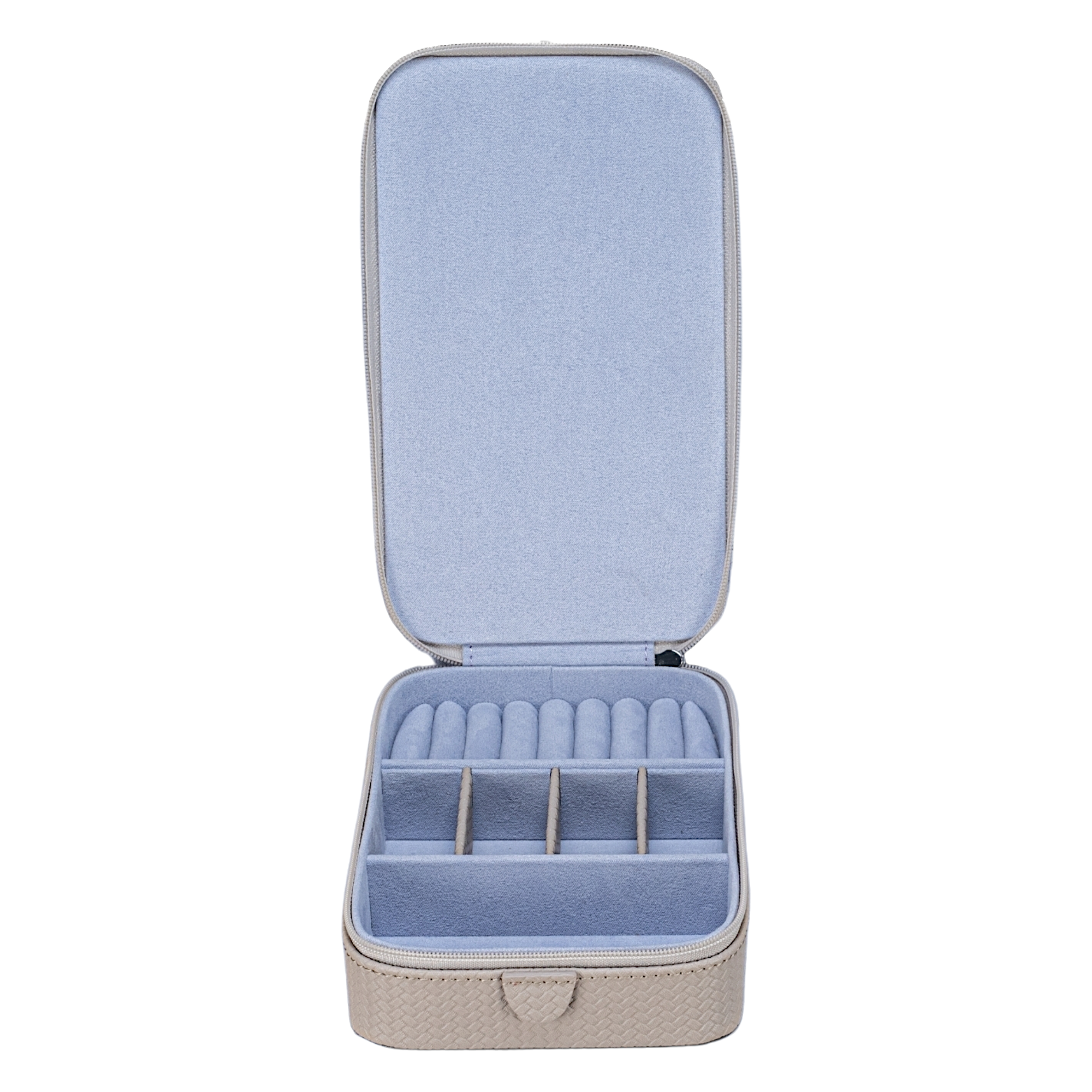XL jewelry case with travel pouch Corbello / taupe