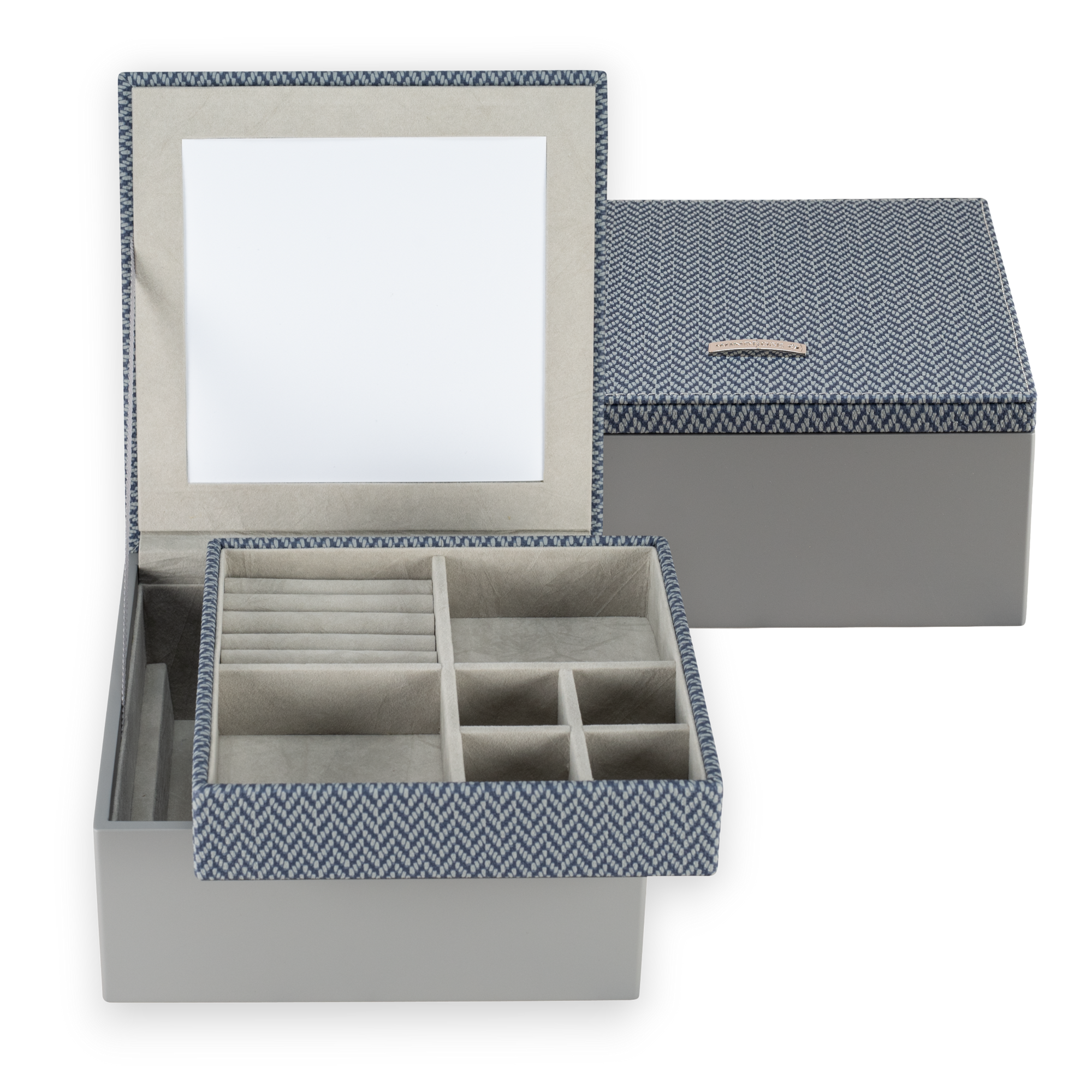 Jewelry box small Calma / grey