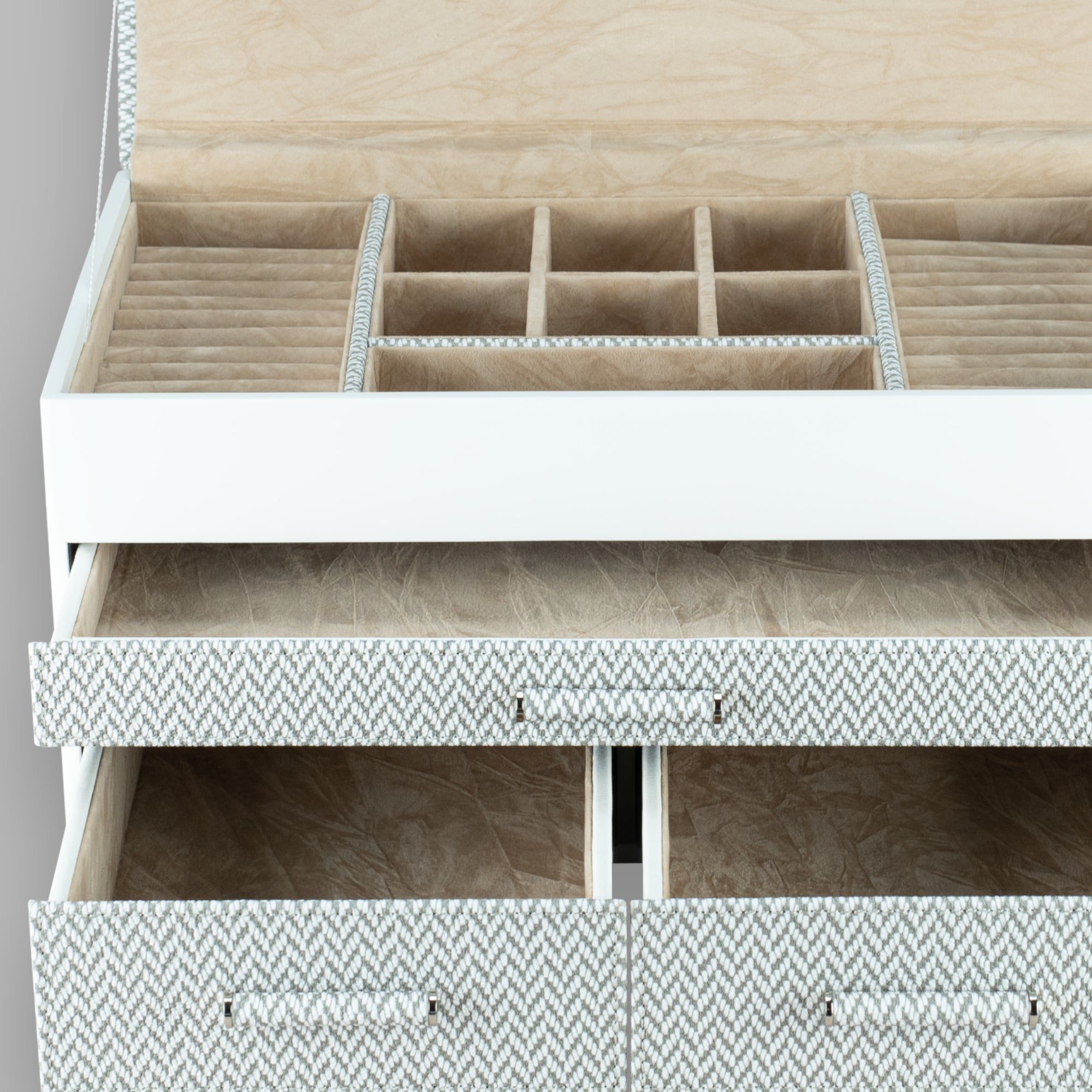 Jewelry box large Calma / white