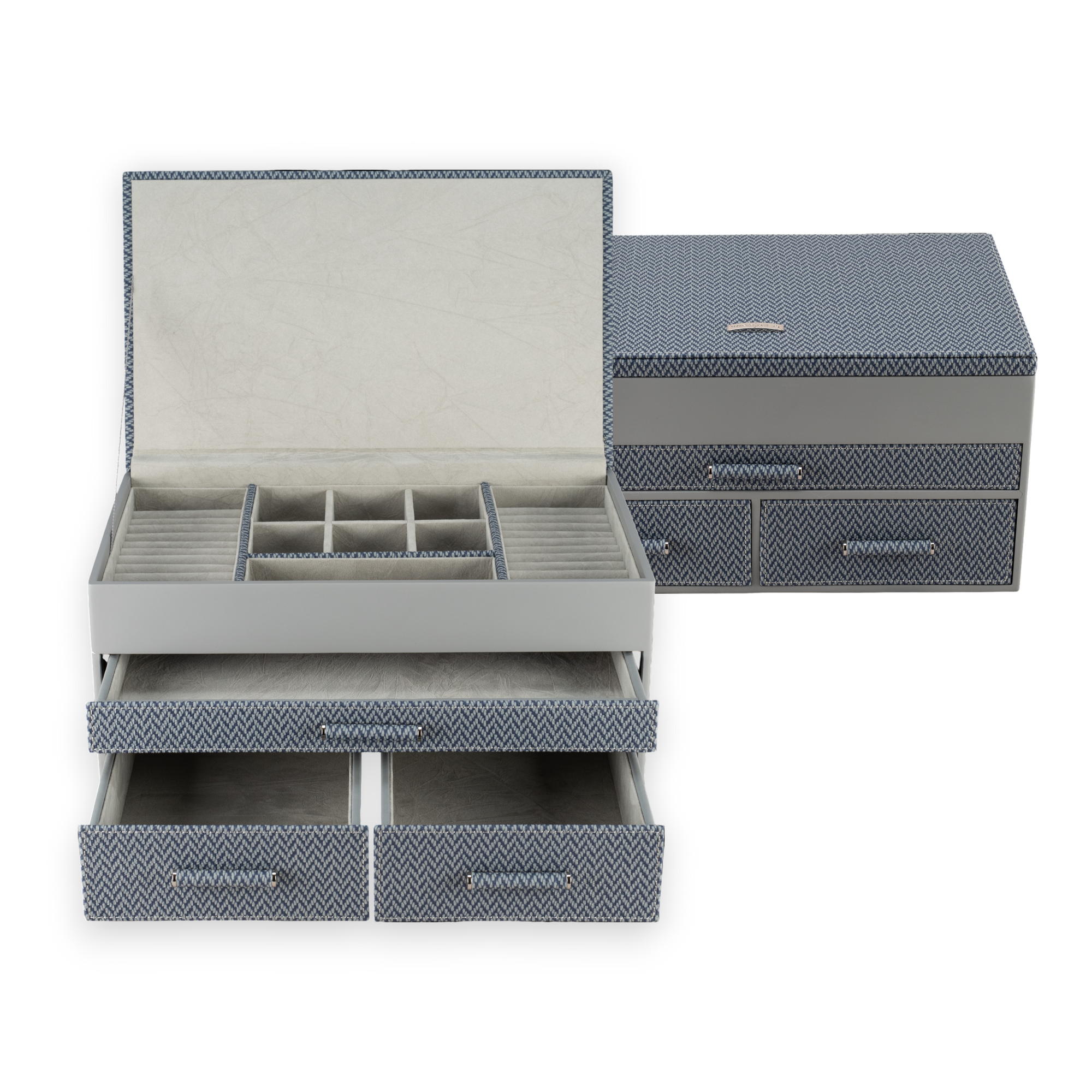 Jewelry box large Calma / grey