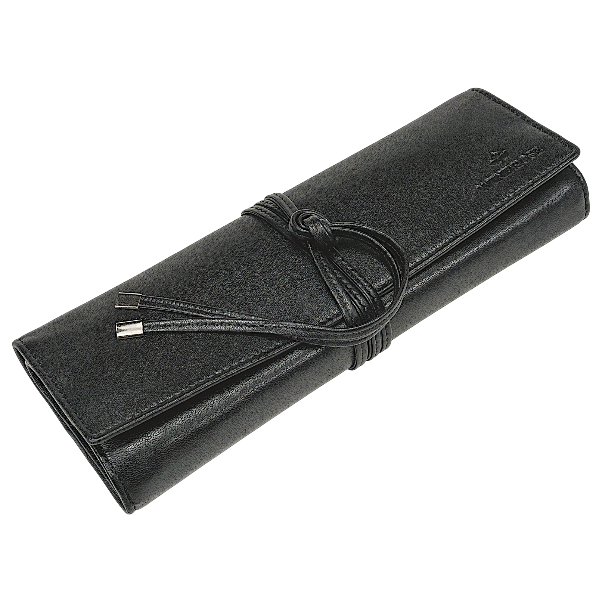 Jewelry roll nappa / black (full cowhide)