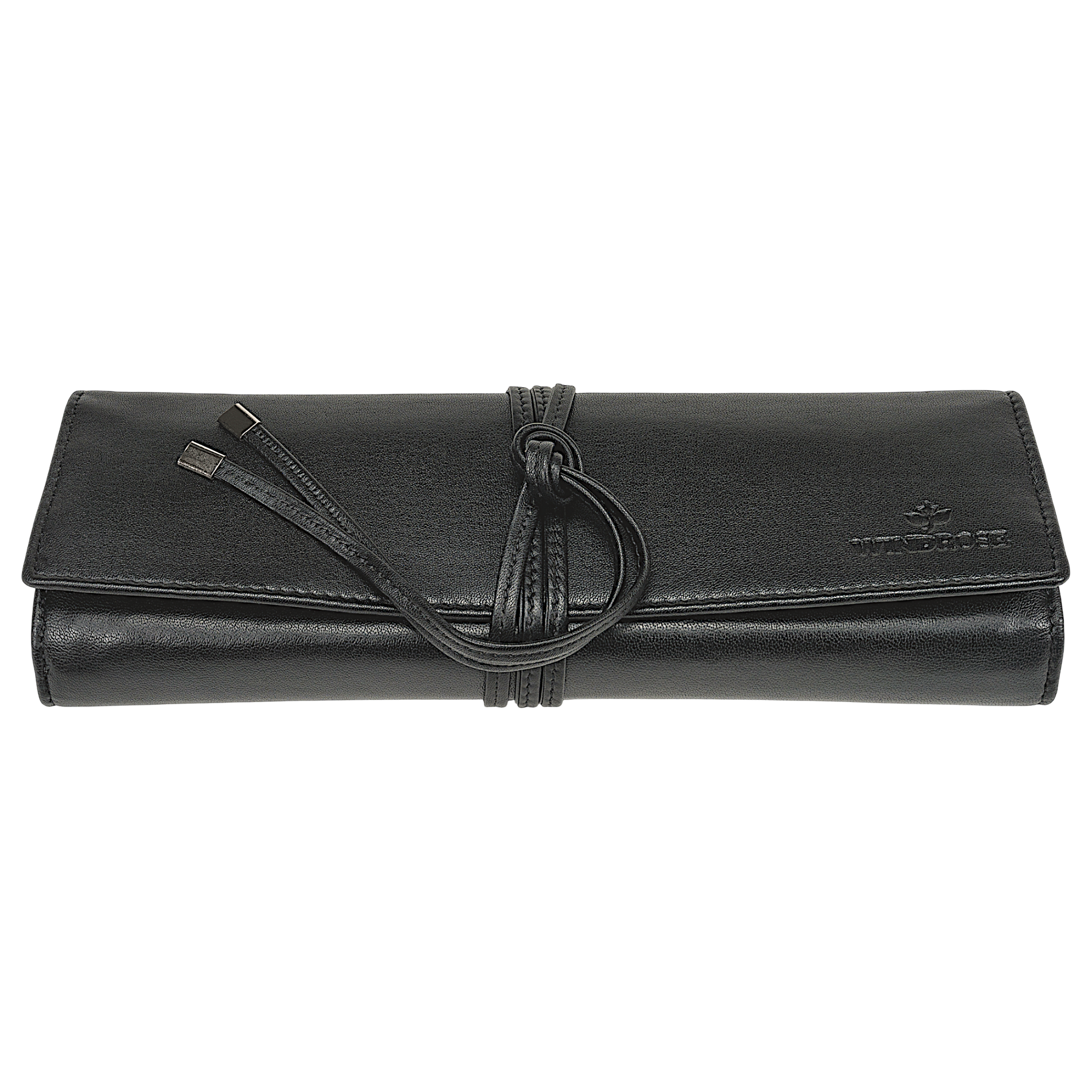 Jewelry roll nappa / black (full cowhide)