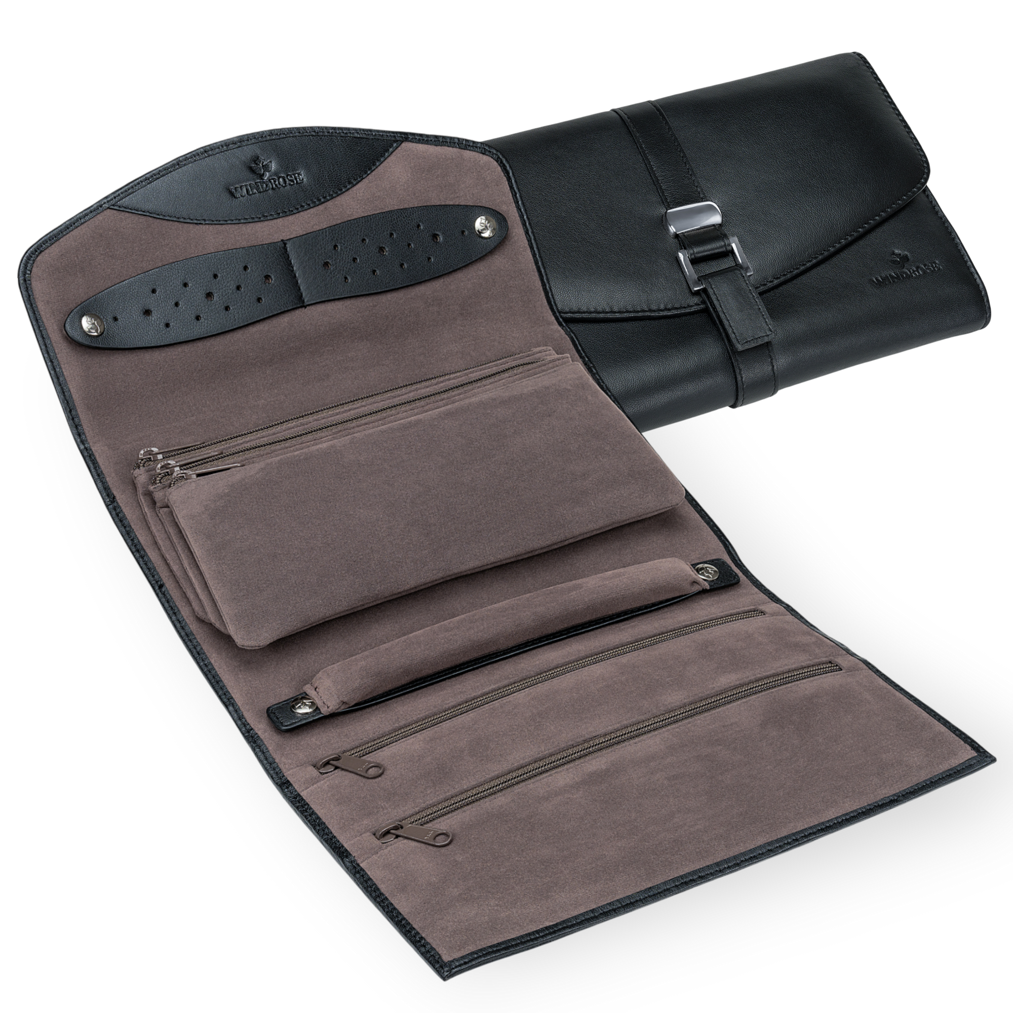 Jewelry bag XL Nappa / black (full cowhide)