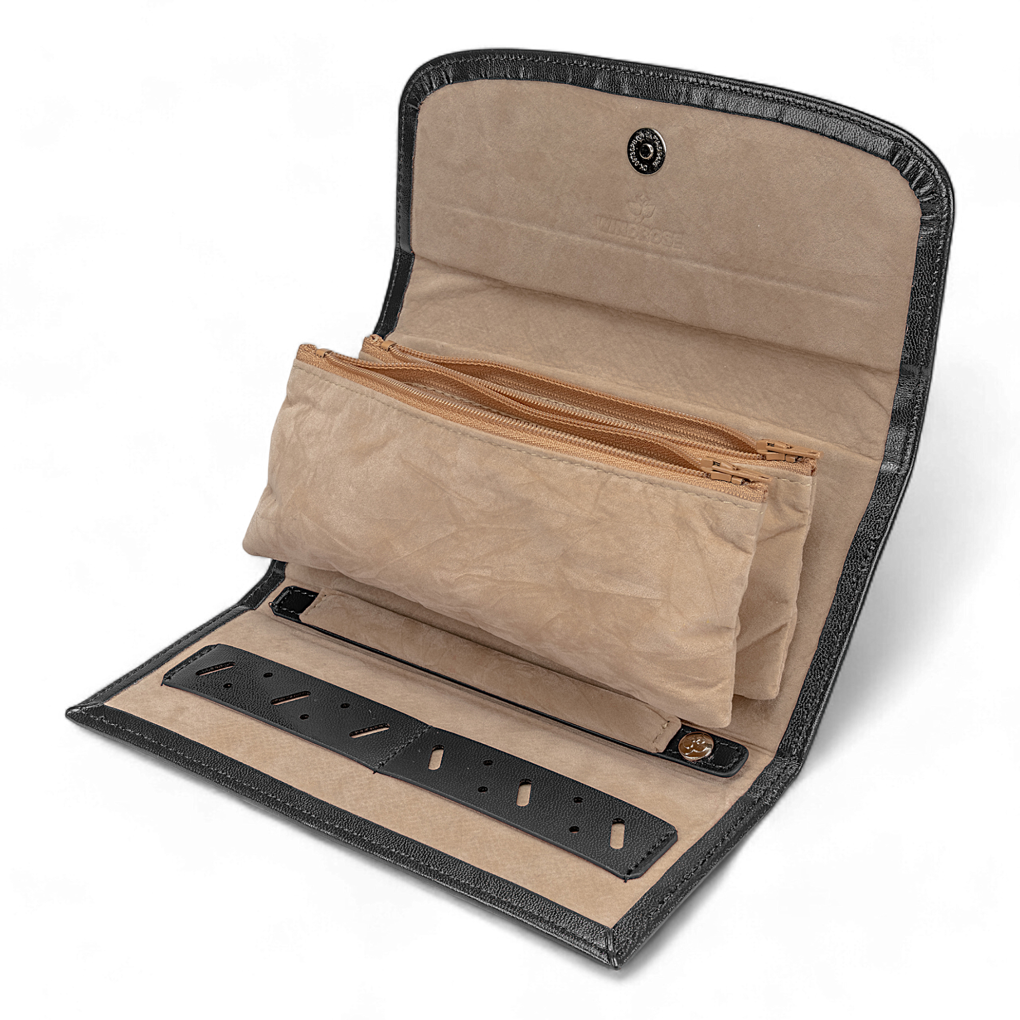 Schmucktasche Merino / schwarz