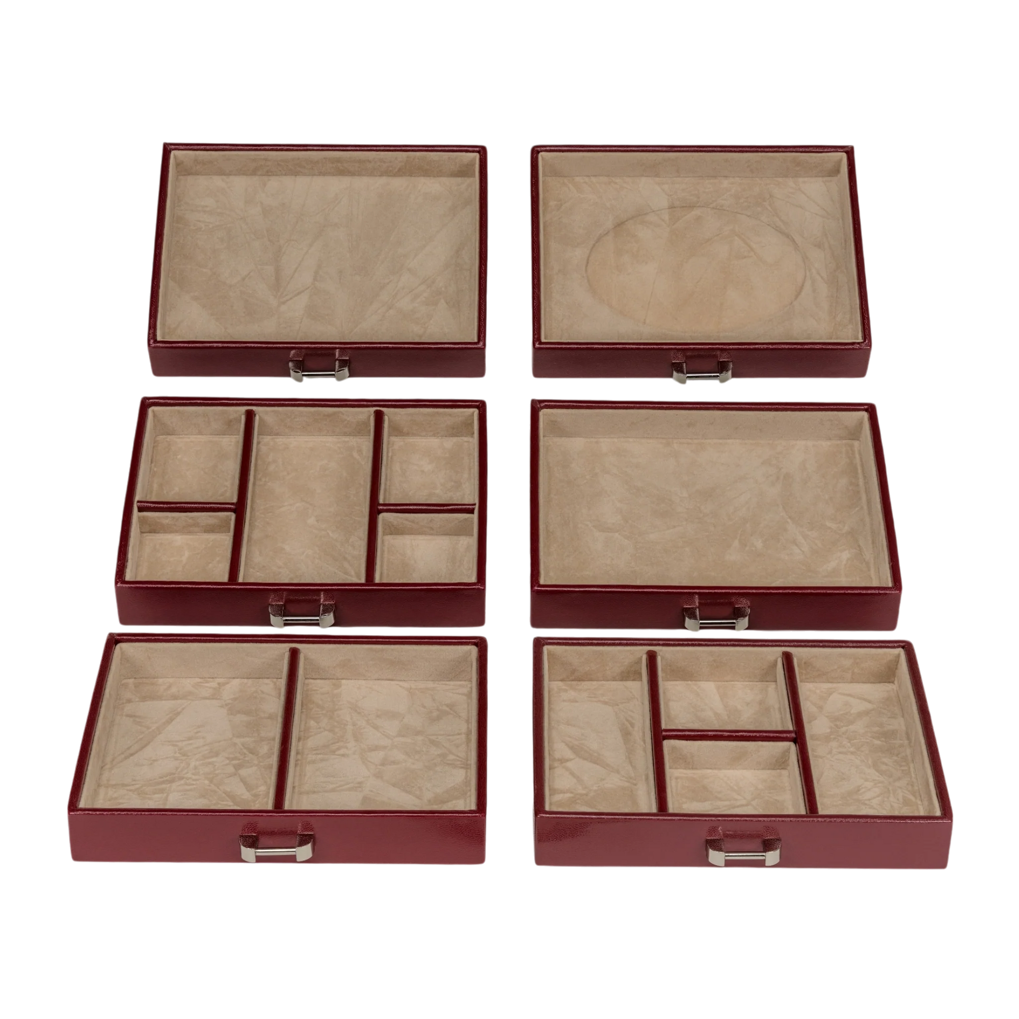 Merino / red jewelry case