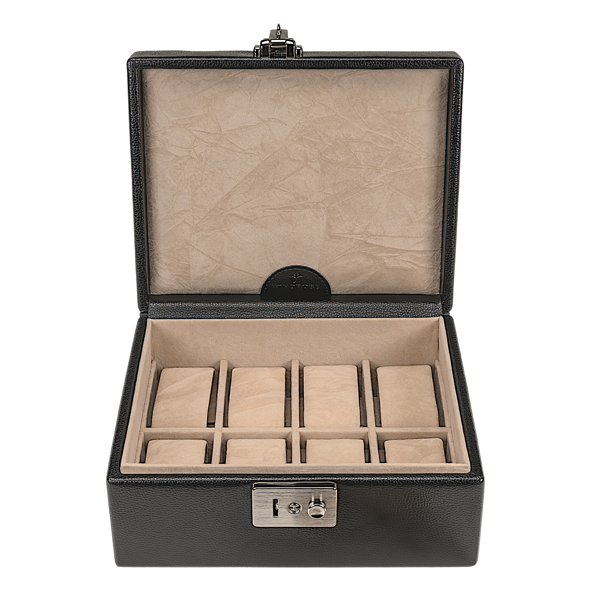Beluga watch box / black (leather)