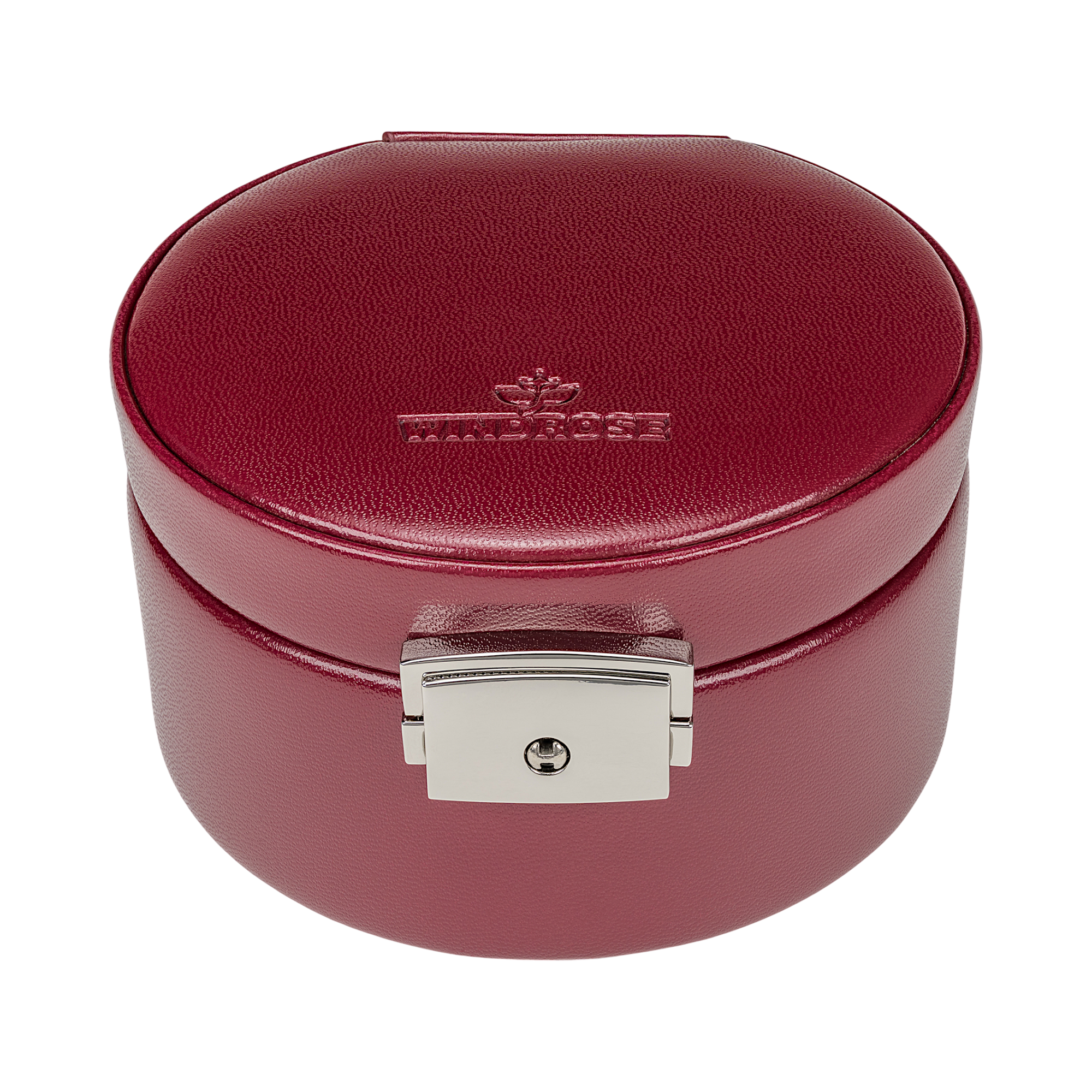 Jewelry box small Merino / red