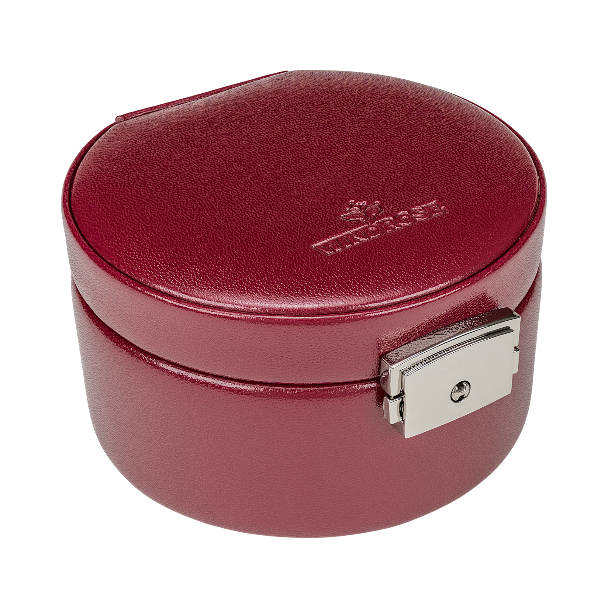 Jewelry box small Merino / red