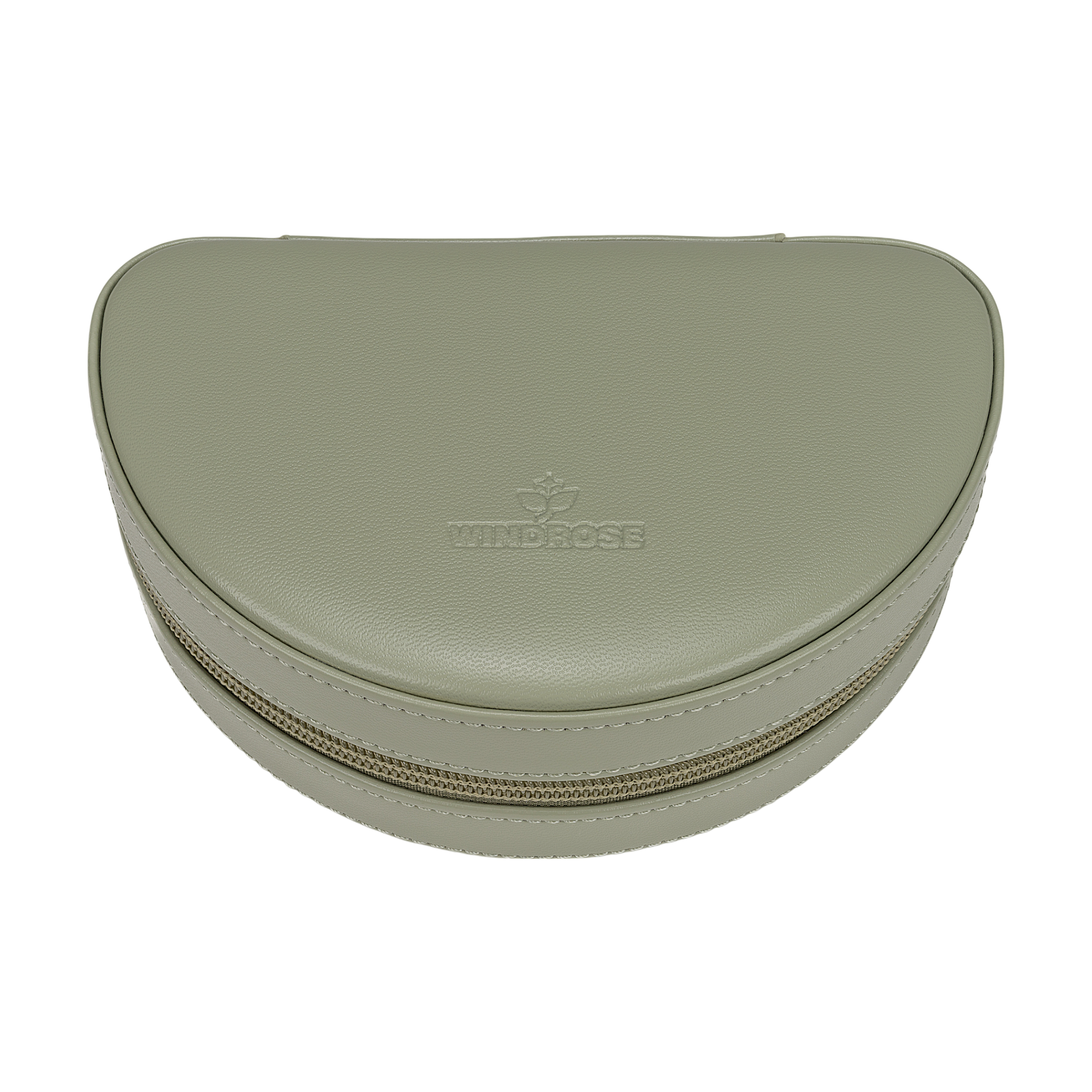 Small jewelry case with zipper Merino Moda / sage