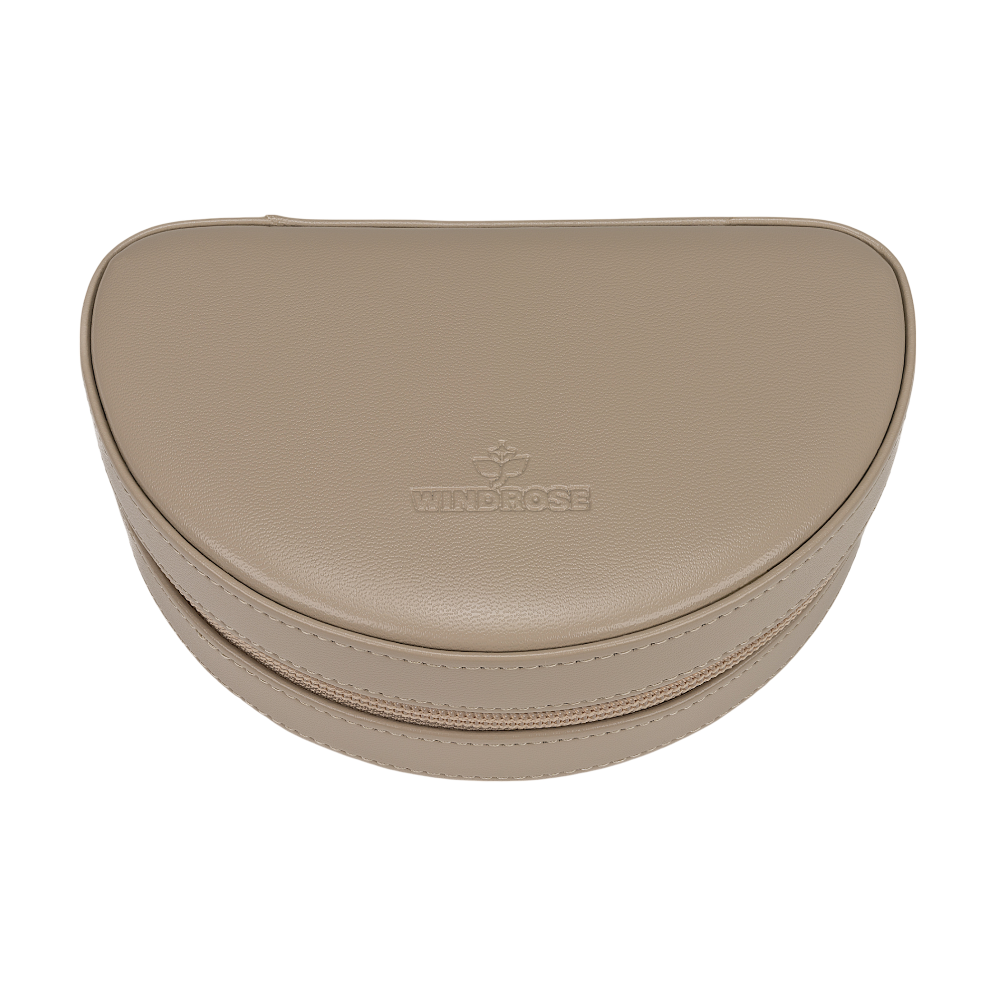 Kleines Schmucketui mit Reisverschluss Merino Moda / beige