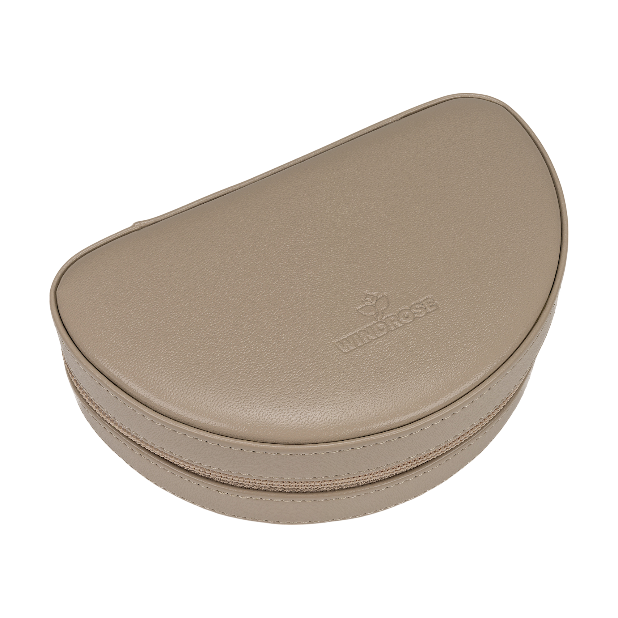Kleines Schmucketui mit Reisverschluss Merino Moda / beige