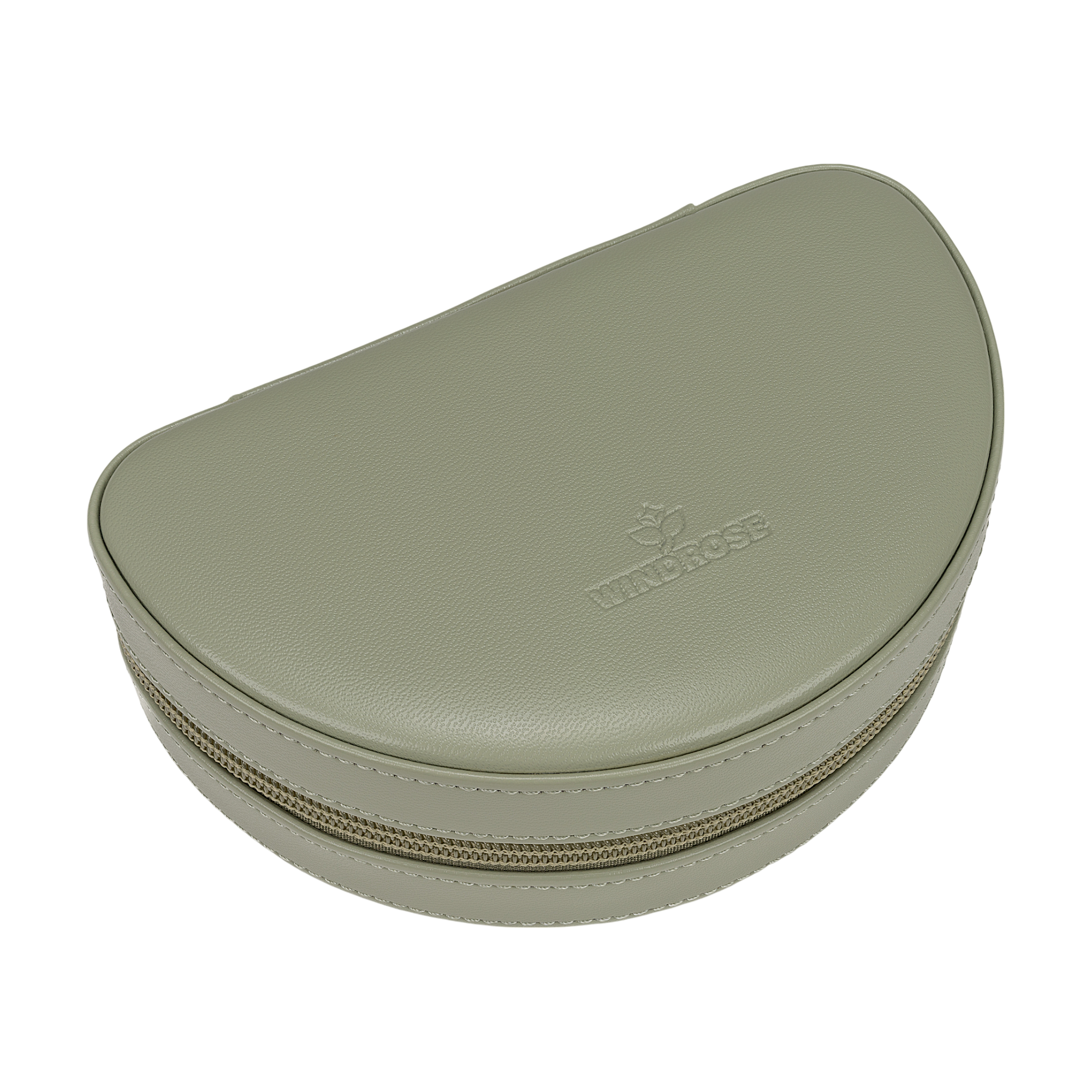 Small jewelry case with zipper Merino Moda / sage