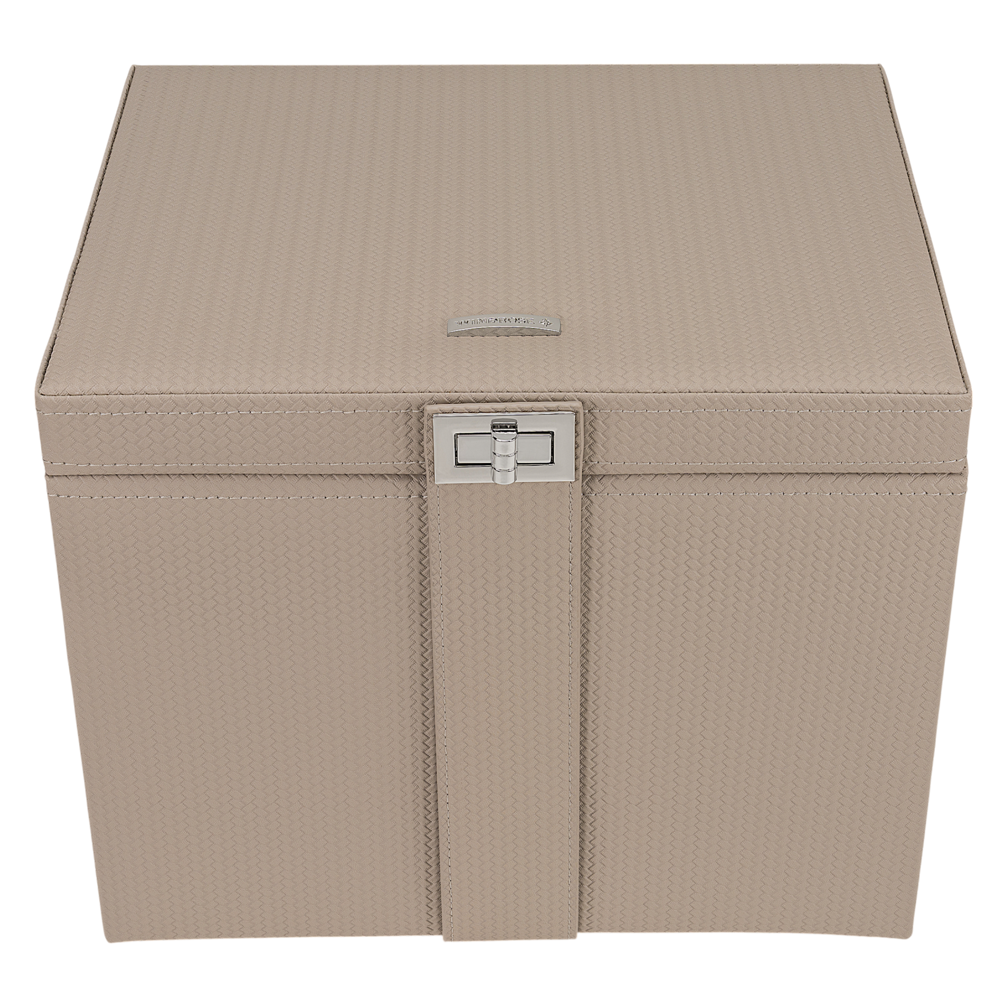 XL jewelry case with travel pouch Corbello / taupe