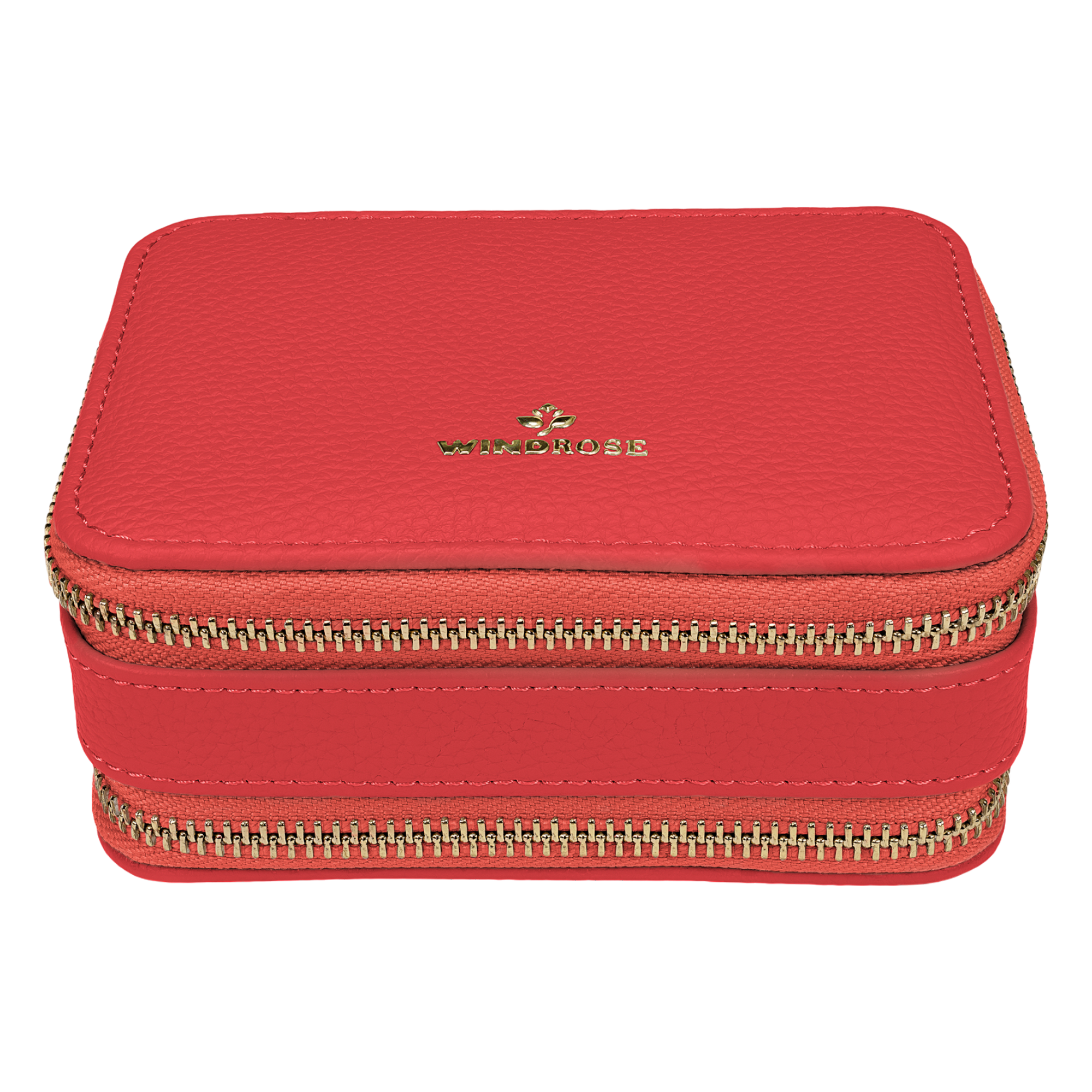 Jewelry case S with zipper Aurora / coral