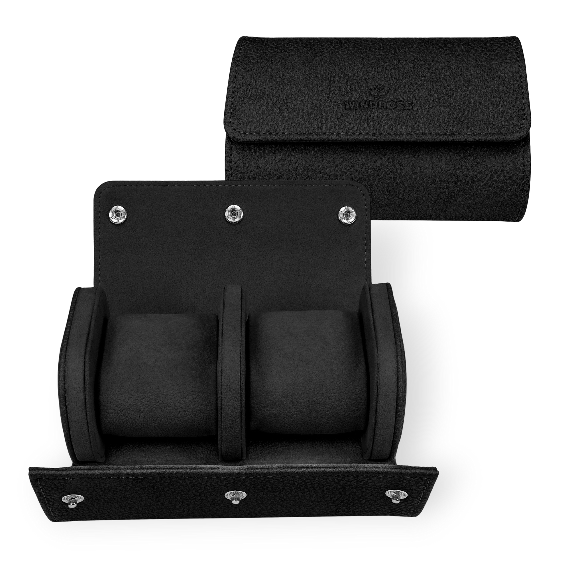 Watch case for 2 watches Tempora / black