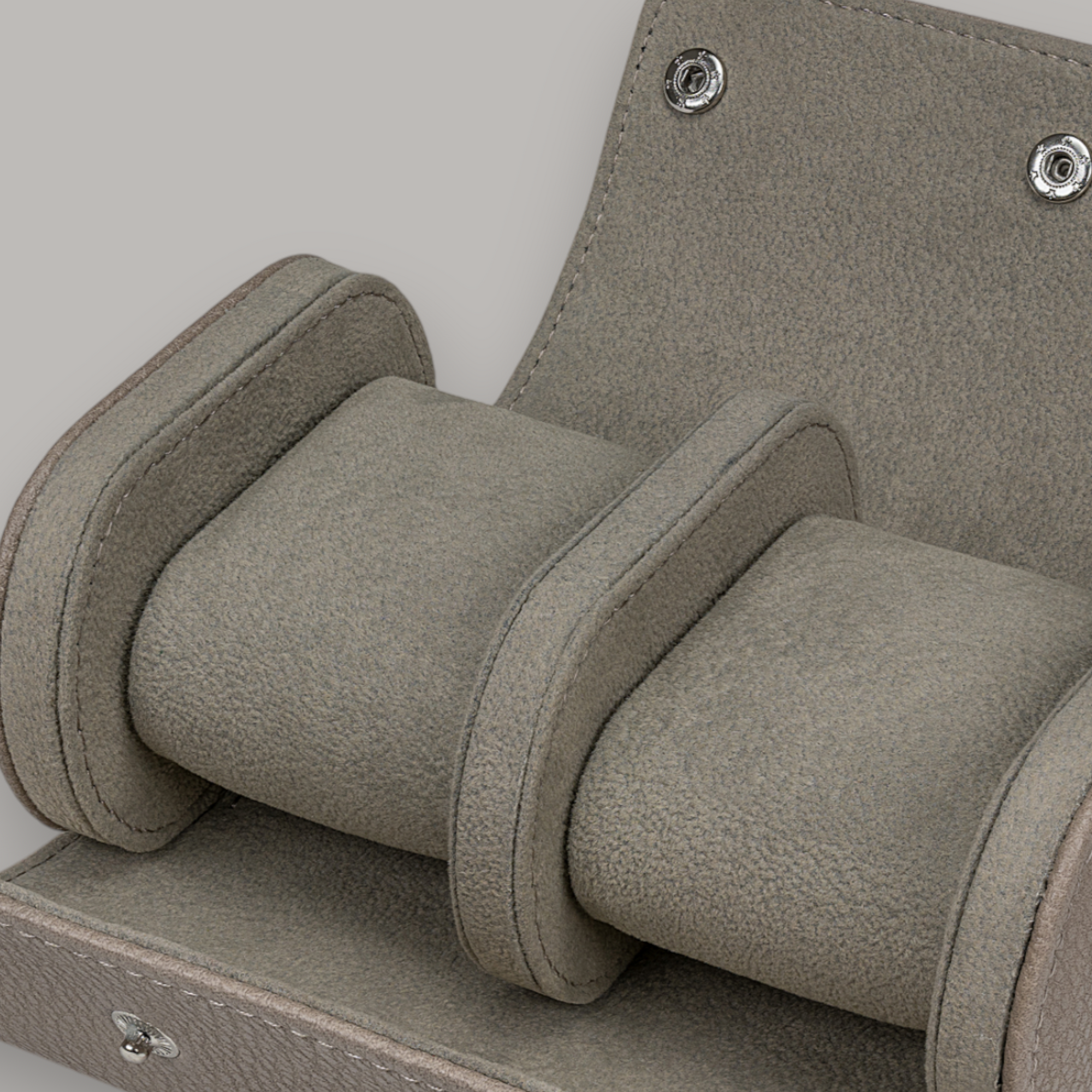 Watch case for 2 watches Tempora / taupe