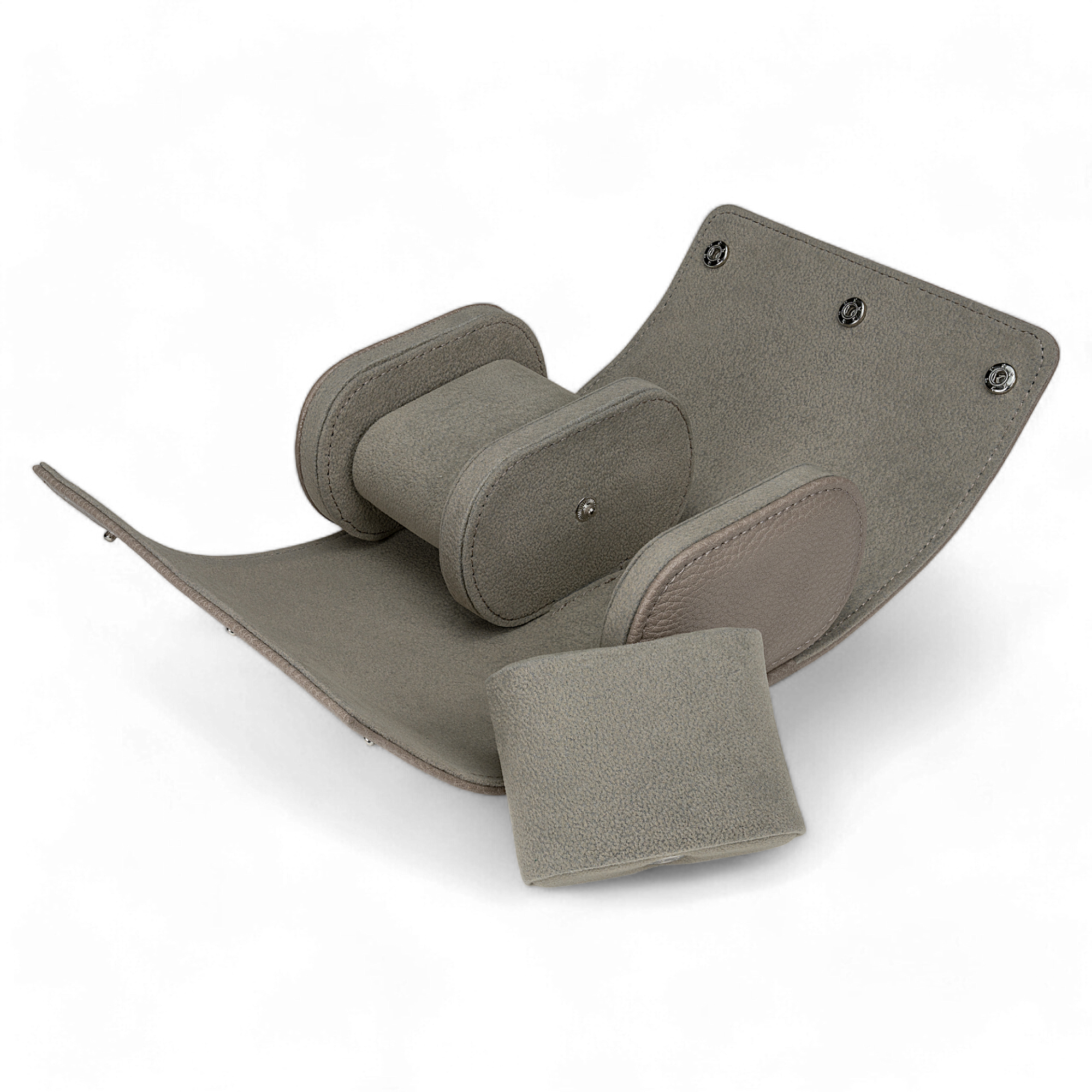 Watch case for 2 watches Tempora / taupe