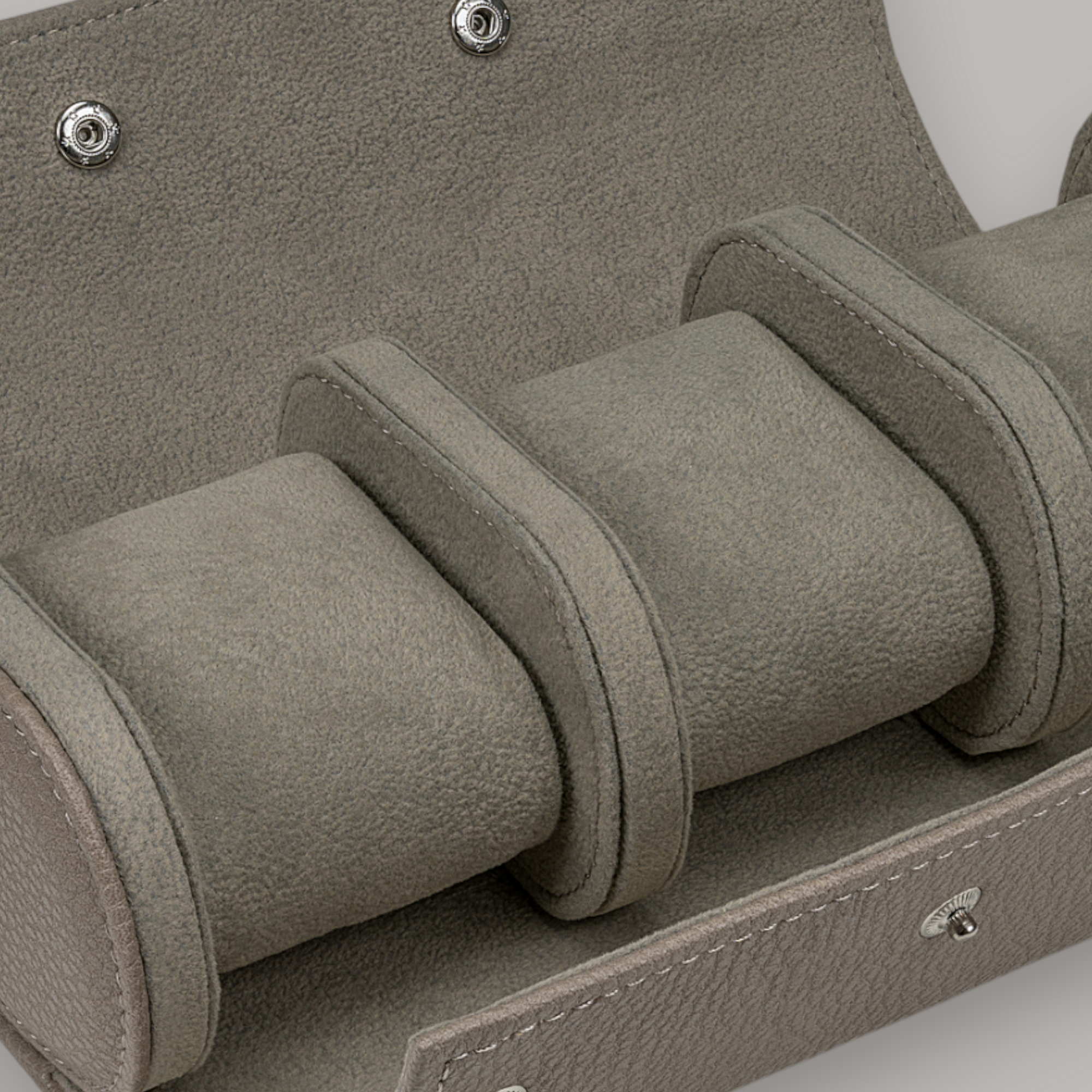 Watch case for 3 watches Tempora / taupe