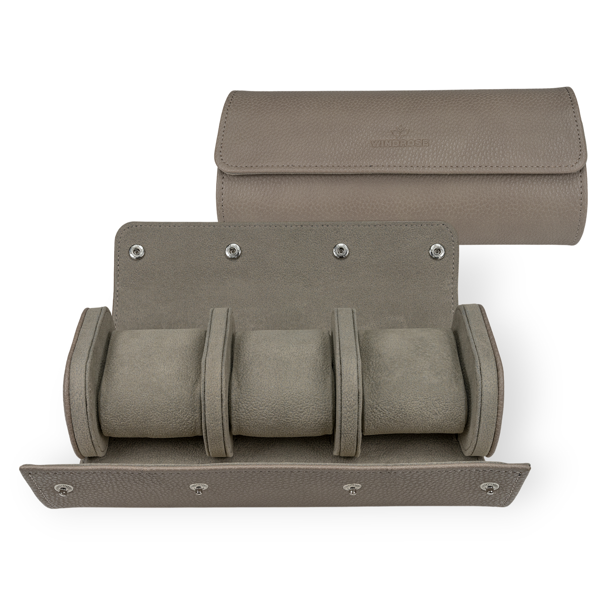 Watch case for 3 watches Tempora / taupe