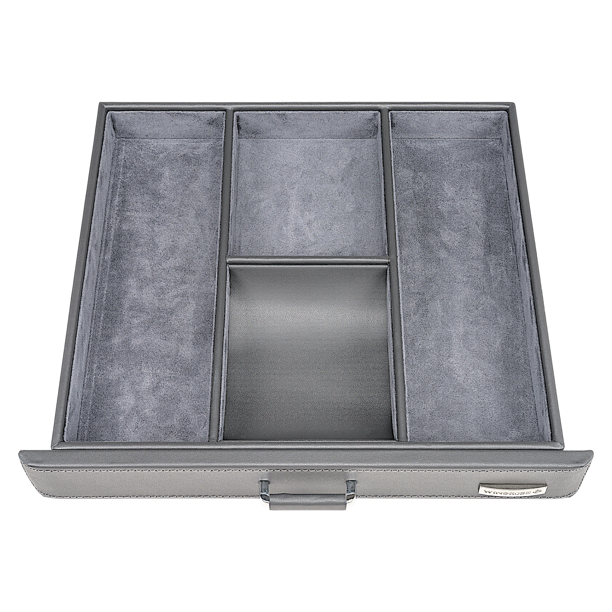Watch case for 8 watches 8 watches Tempora / gray (Recycled leather)