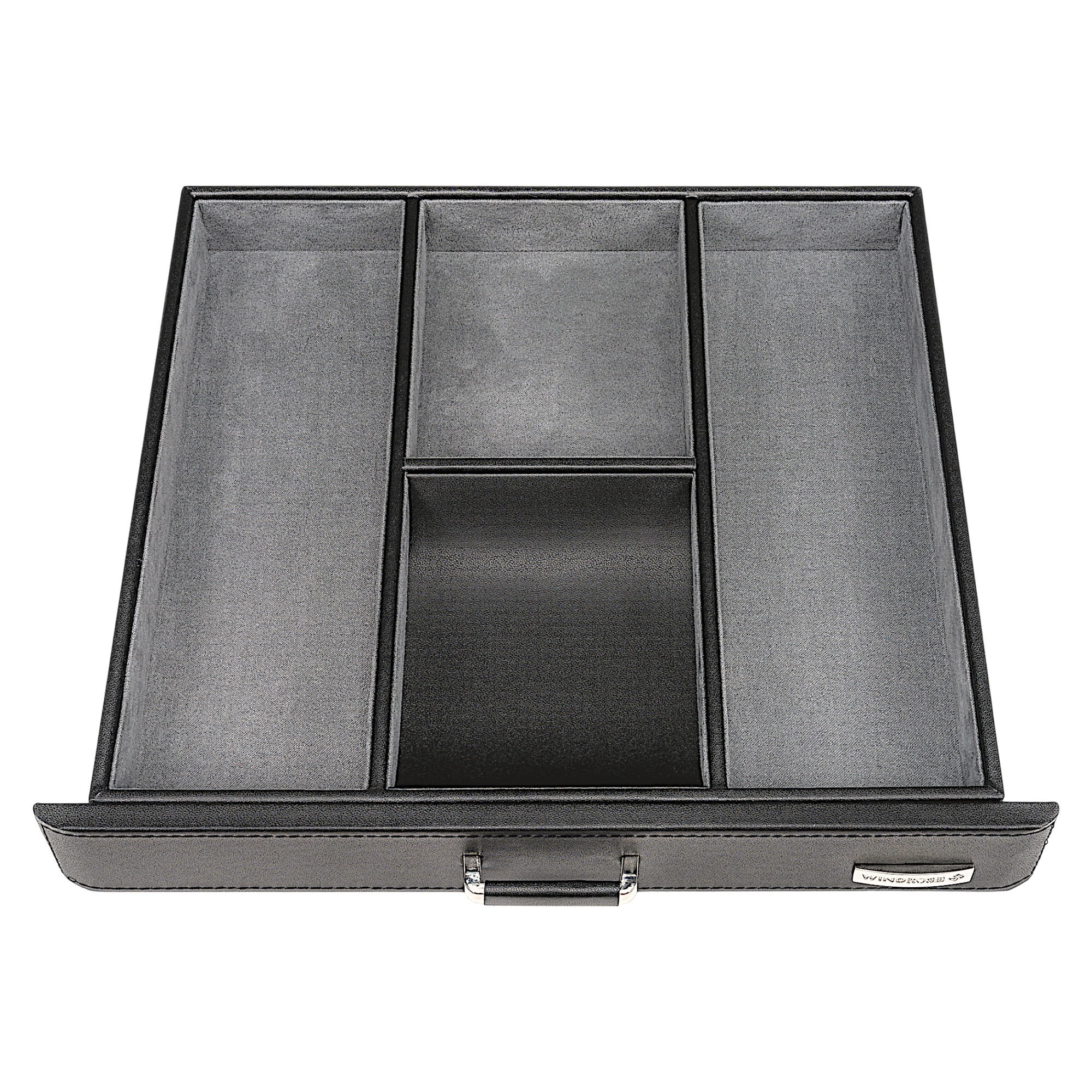 Watch case for 8 watches 8 watches Tempora / black (recycled leather)