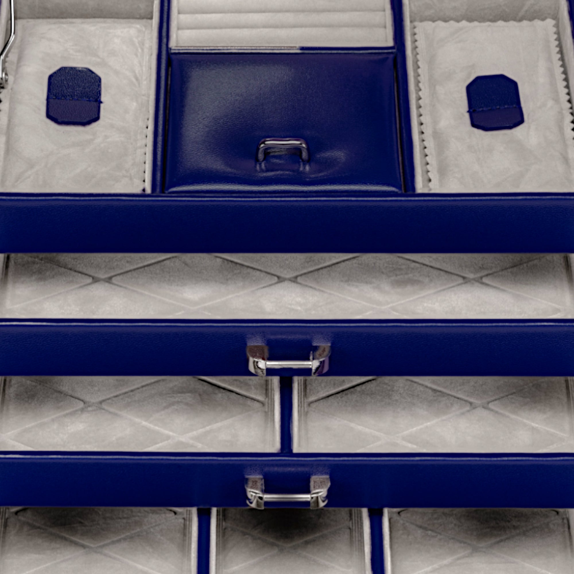 Merino Moda jewelry case / dark blue