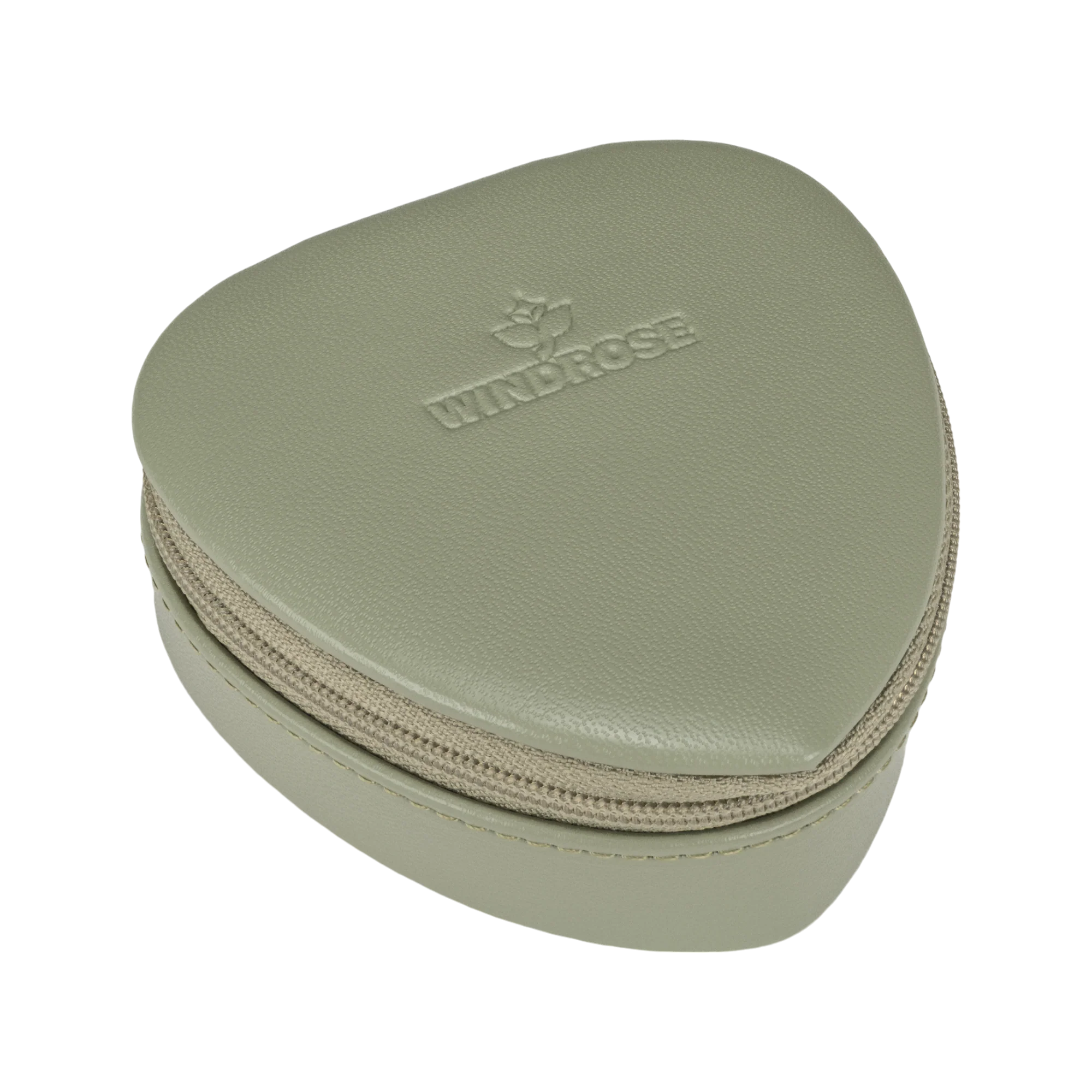 Kleine Herzdose Merino Moda / salbei