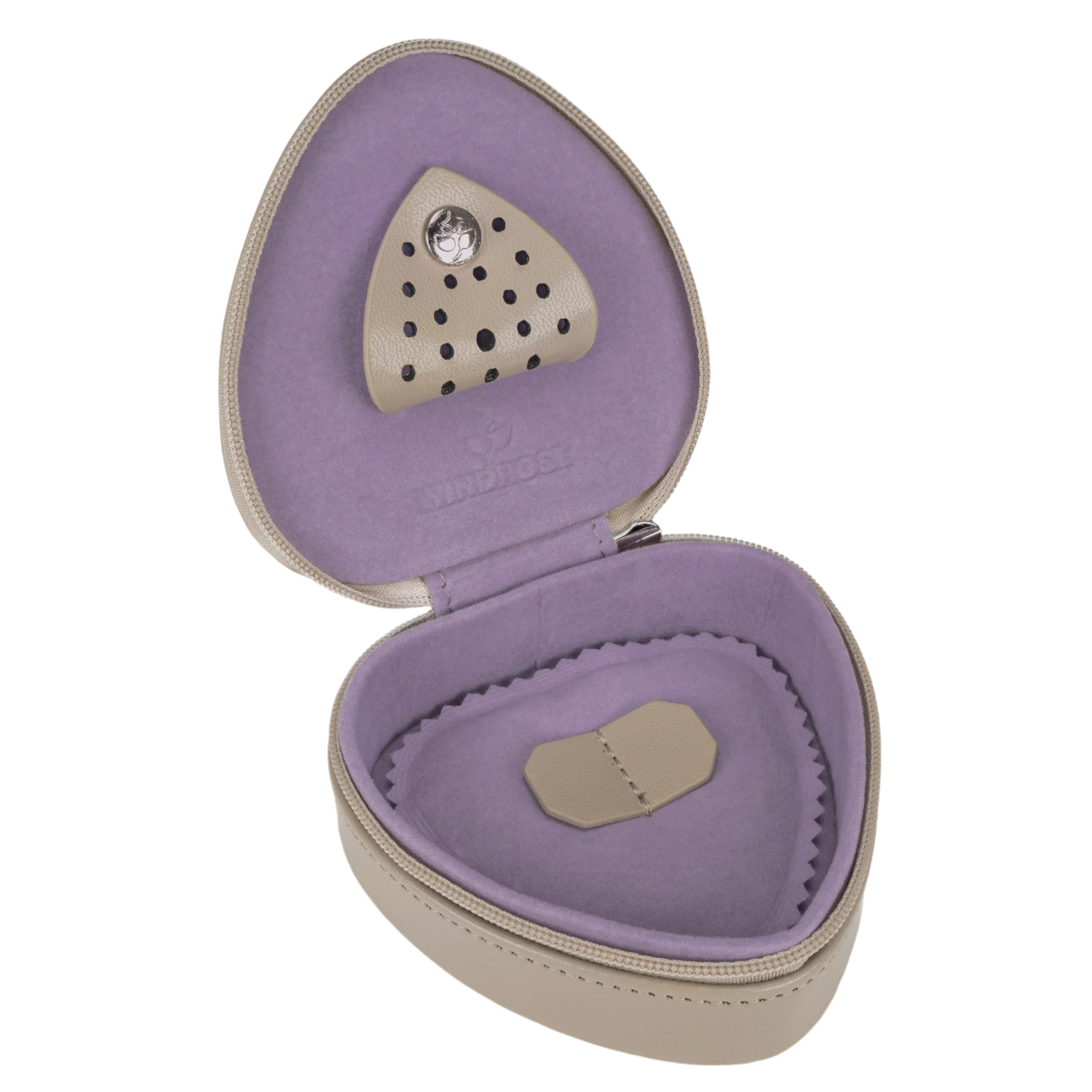 Kleine Herzdose Merino Moda / beige
