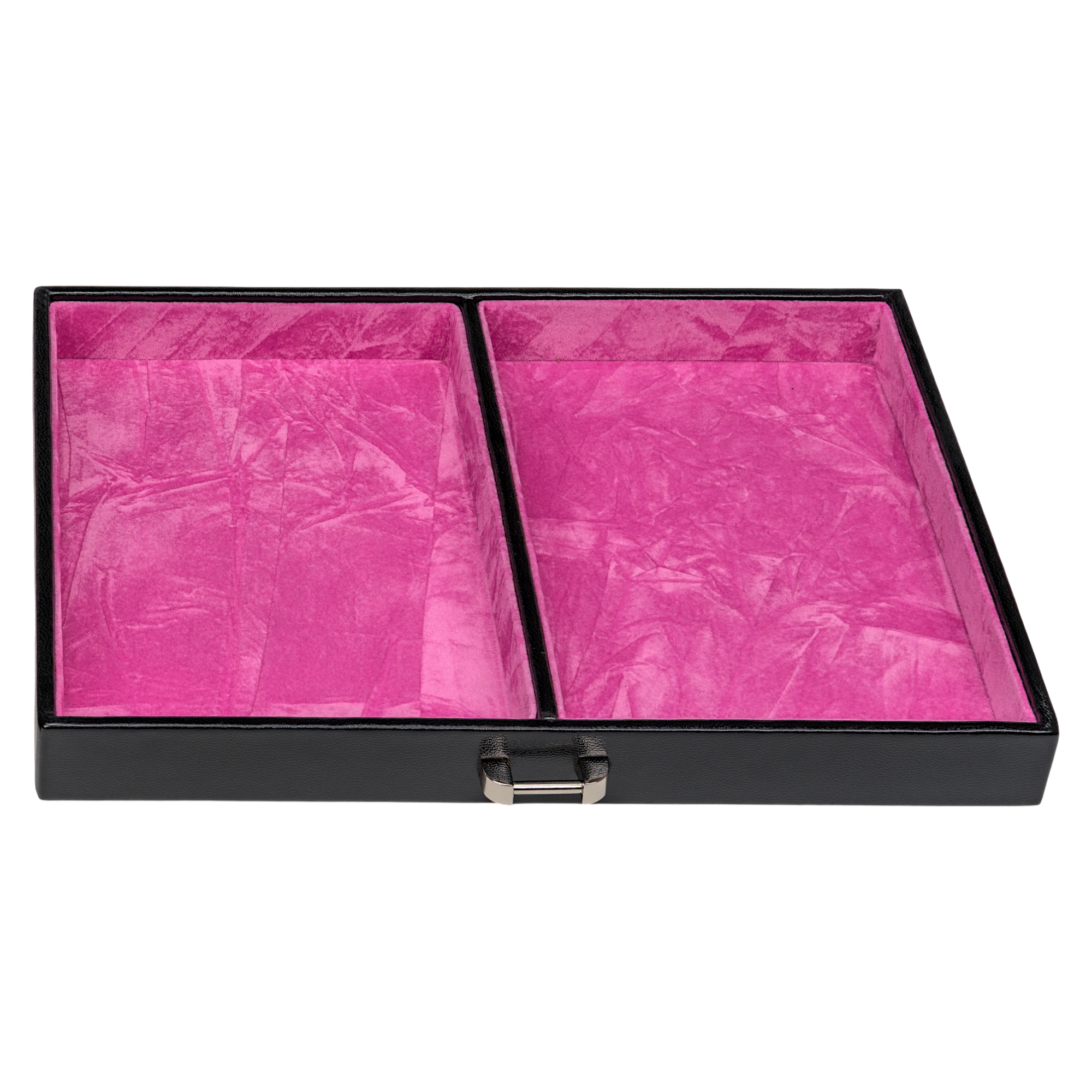 Jewelry case with integrated jewelry bag Merino Moda / black