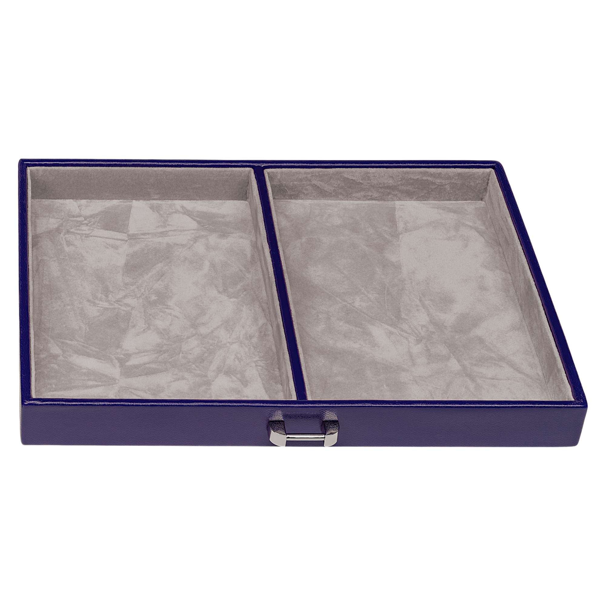 Jewelry case with integrated jewelry bag Merino Moda / dark blue