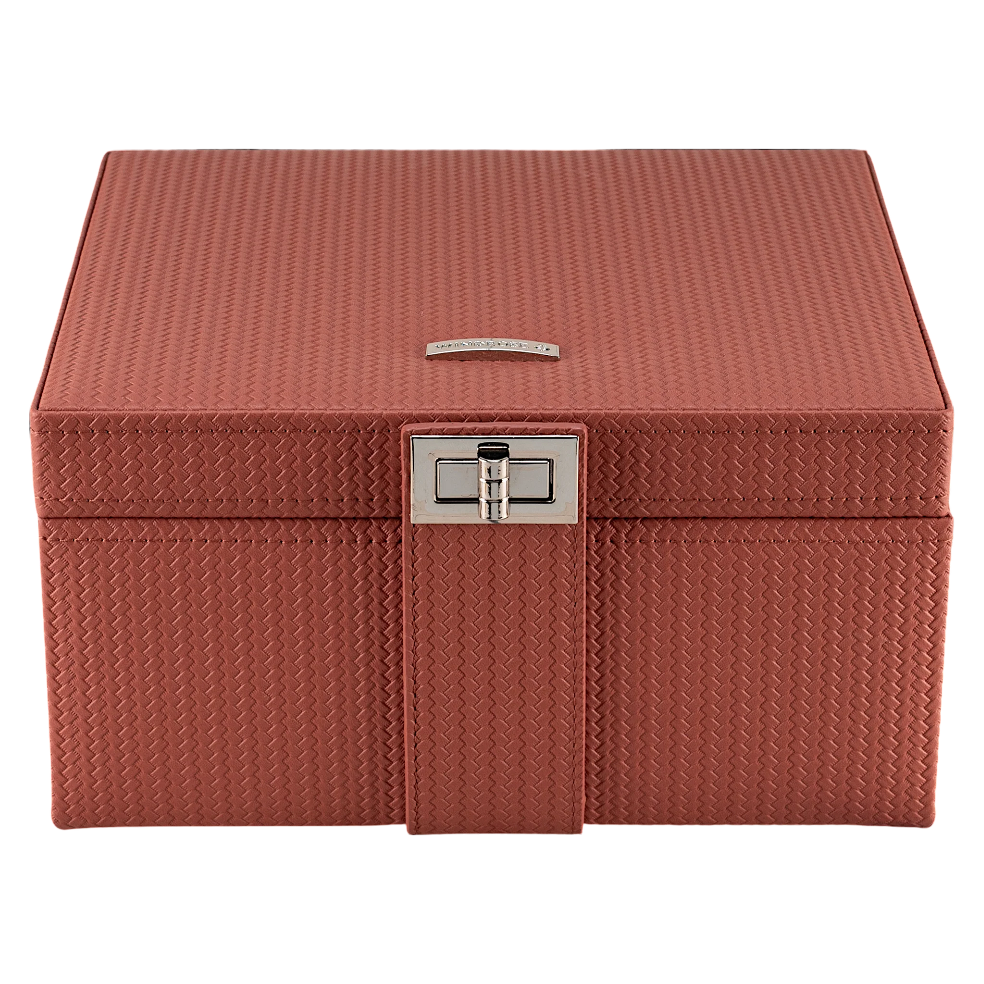 Jewelry case M with insert Corbello / terracotta
