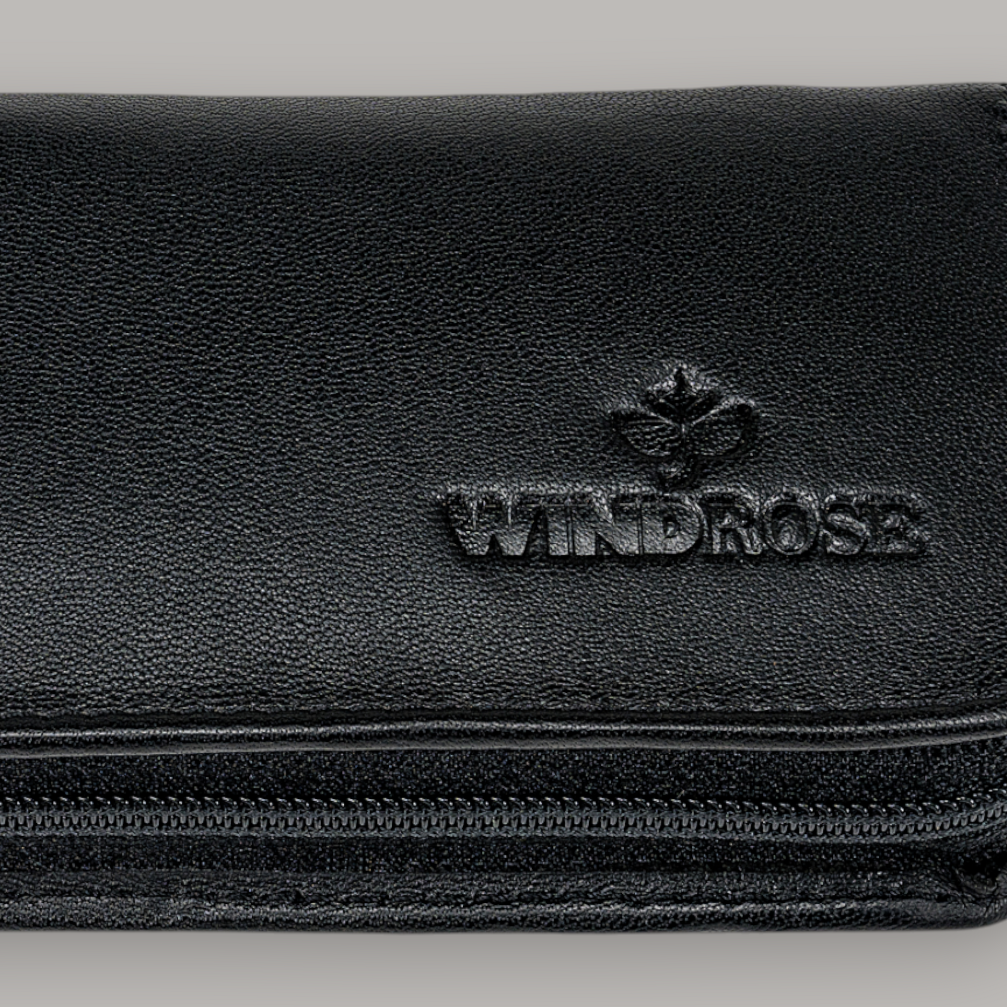 5-piece manicure case nappa / black (full cowhide)