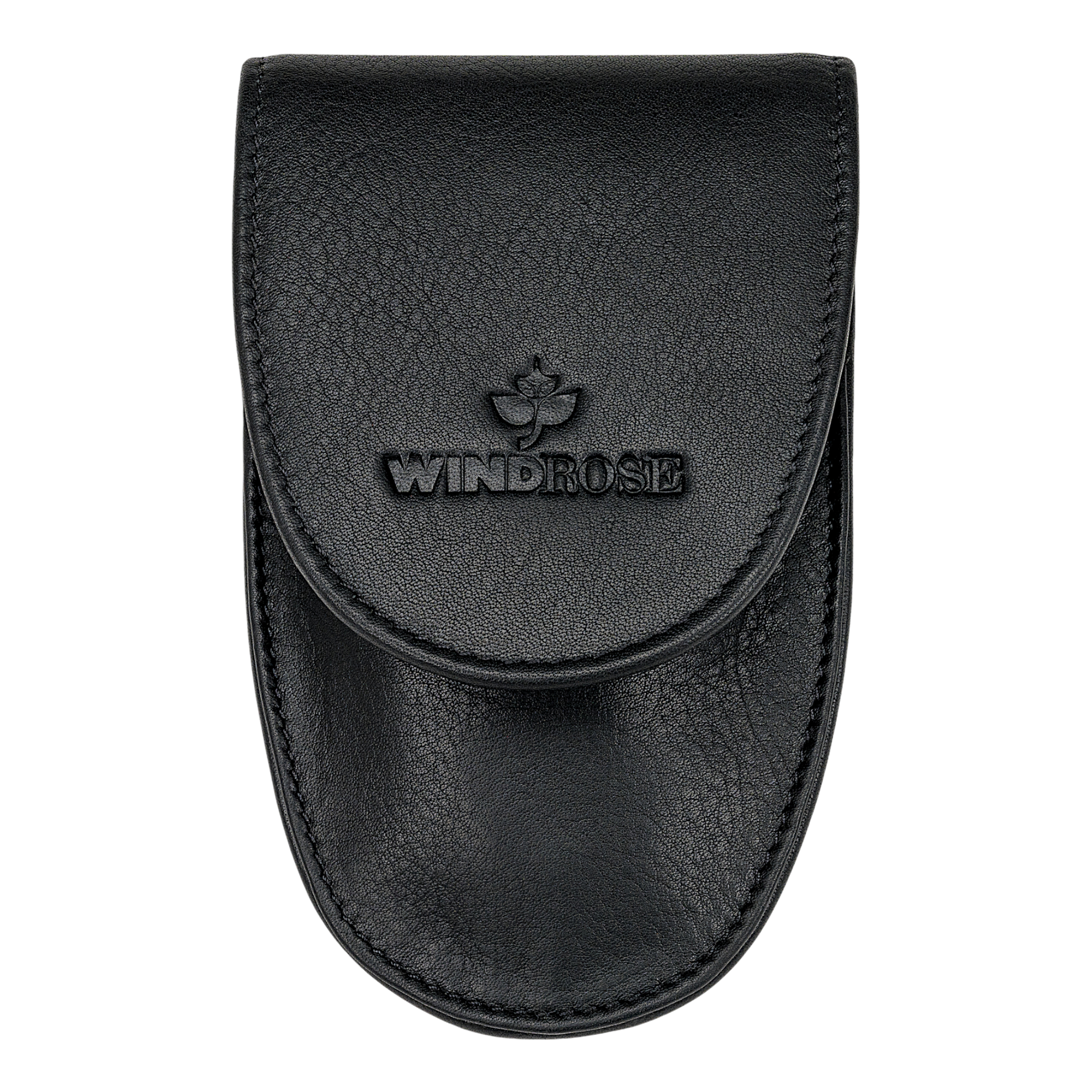 4-piece manicure case nappa / black (full cowhide)