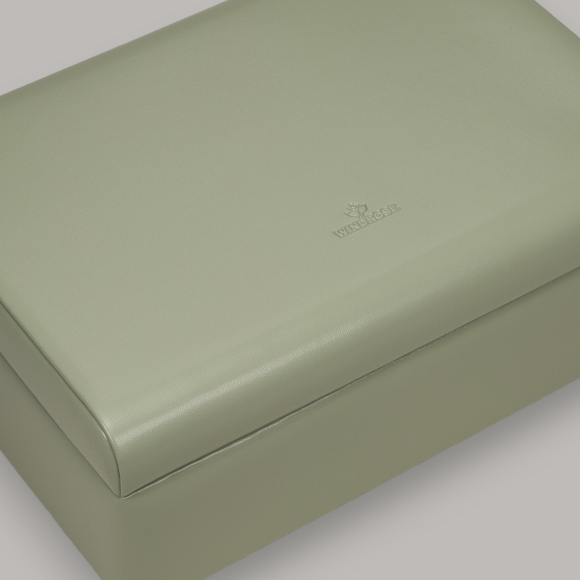 Charmbox mit 2 herausnehmbaren Einsätze Merino Moda / salbei