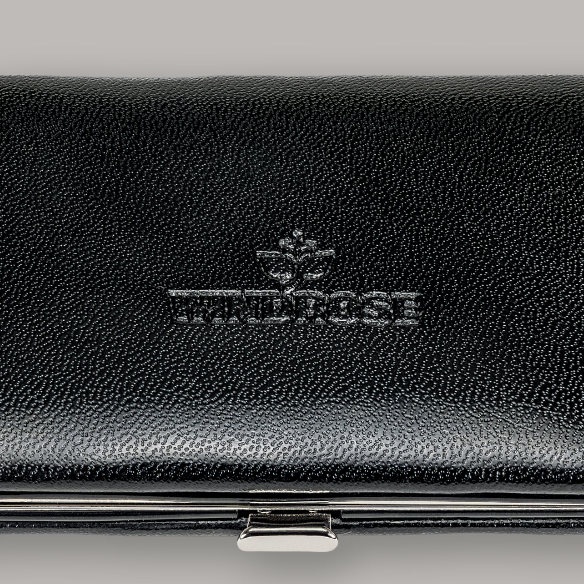 4-piece manicure case Merino / black