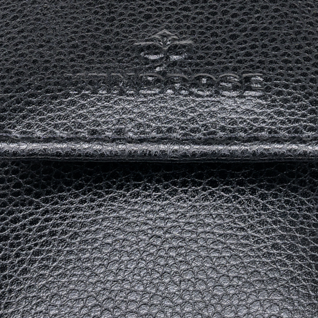 4-teilig Maniküretui beluga / schwarz (Leder)