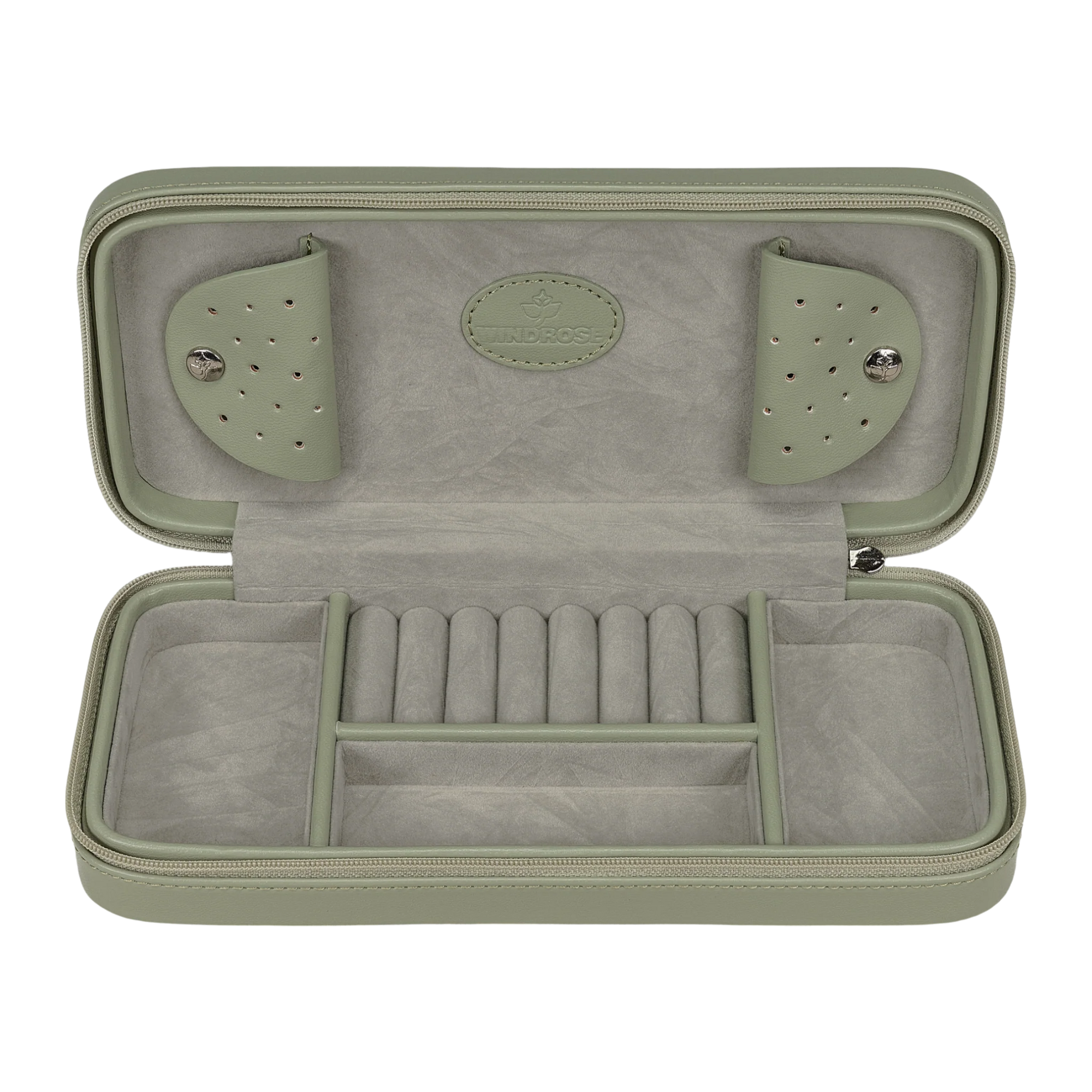 Charm box for travel Merino Moda / sage