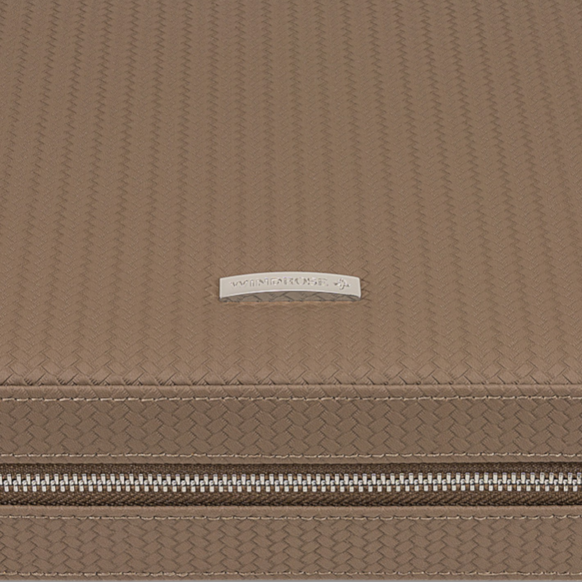 Zipper jewelry box Corbello / mocca
