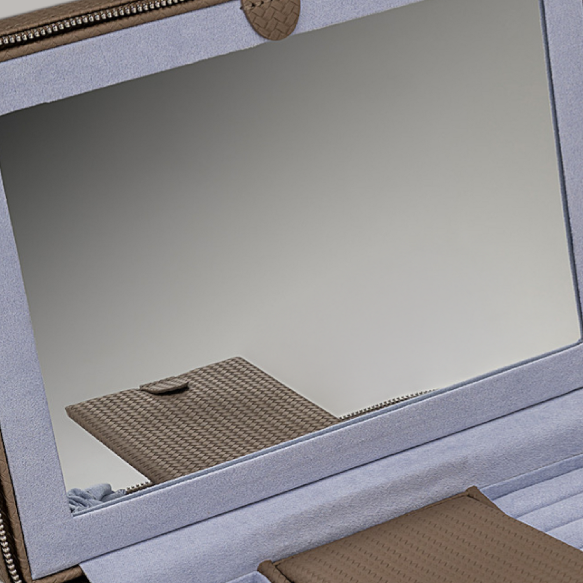 Zipper jewelry box Corbello / mocca