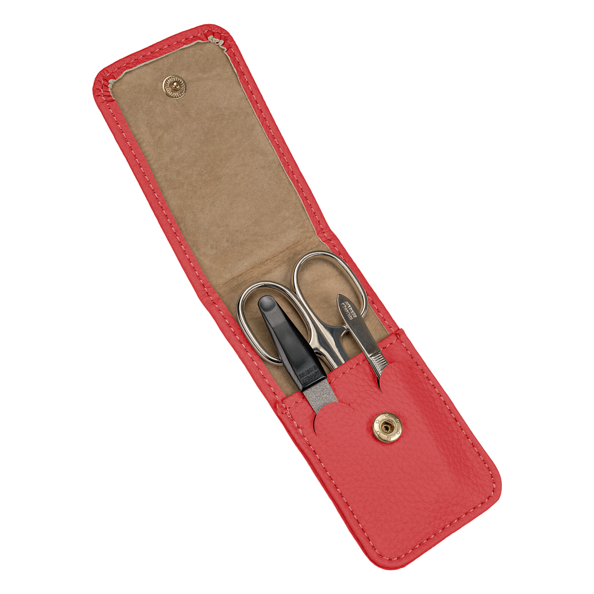 3-piece manicure case Aurora / coral
