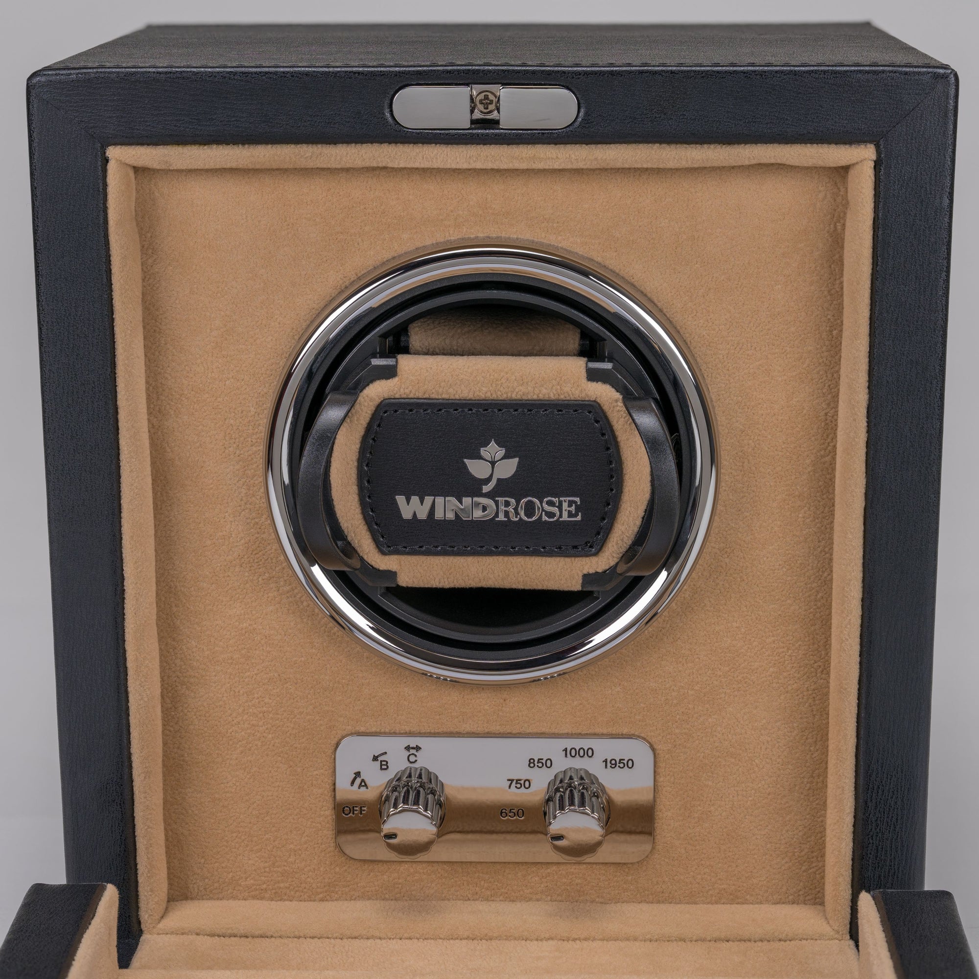 Watch winder 1 watch Ambiance / black (leather)